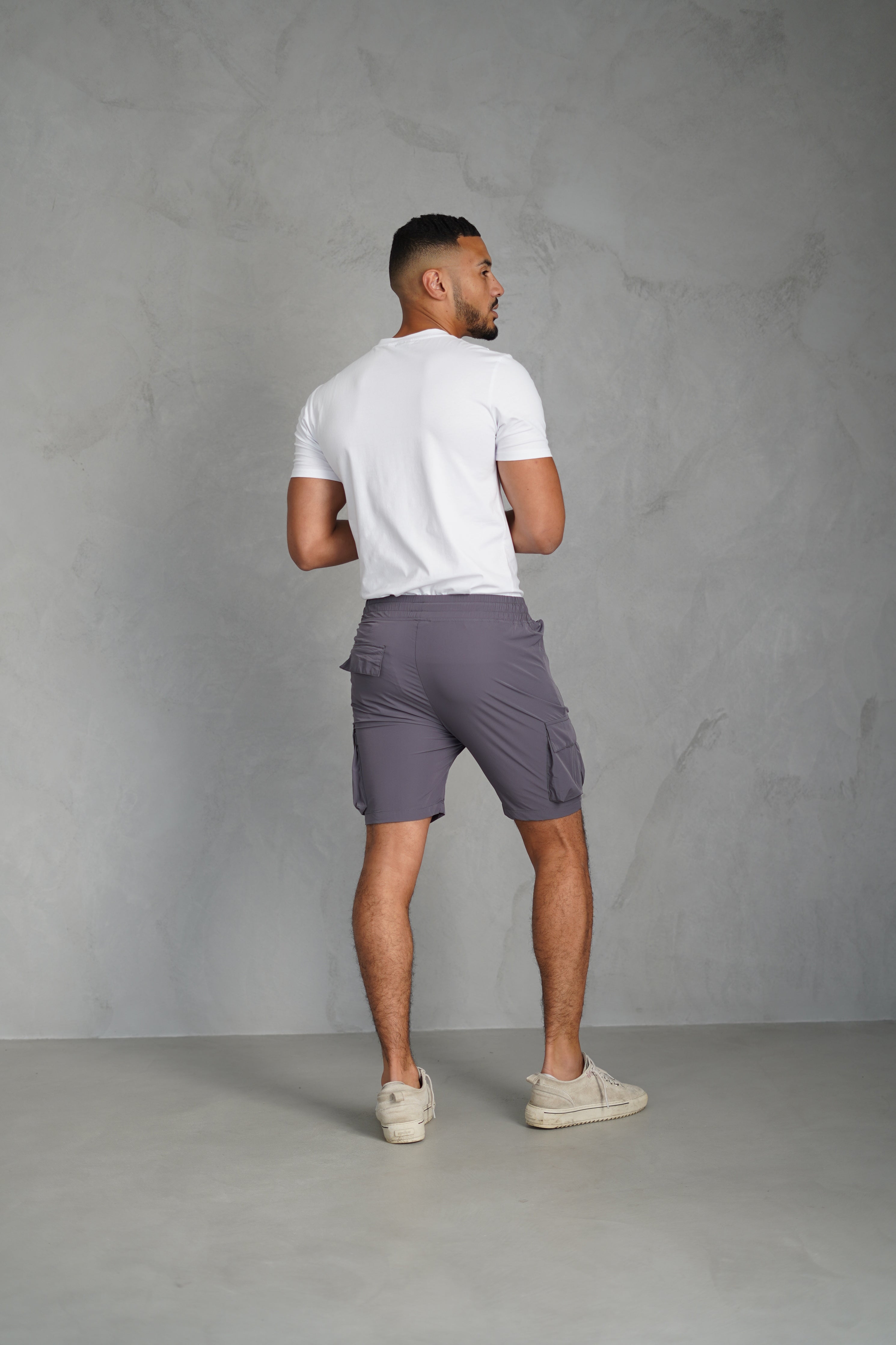CAPO Lightweight Dark Grey Cargo Shorts