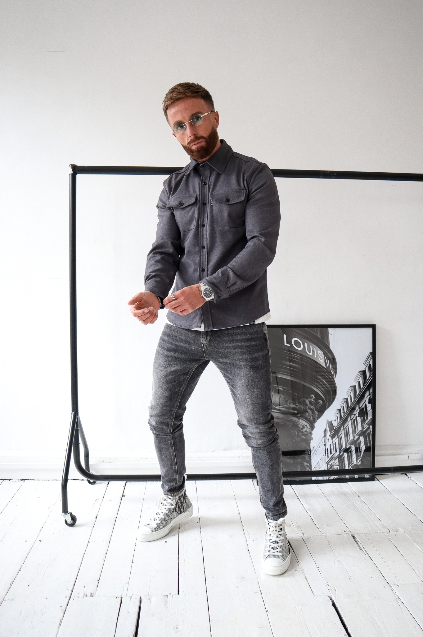 CAPO Charcoal Grey Overshirt