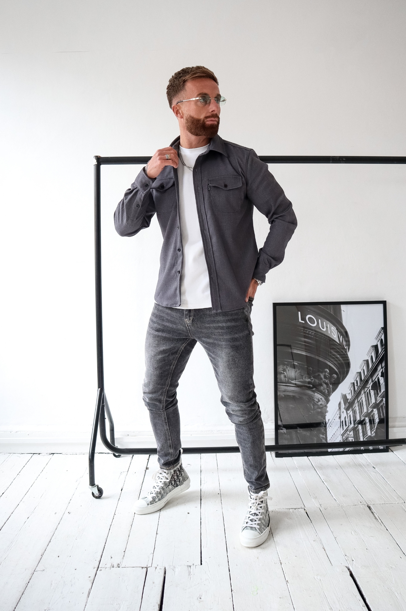 CAPO Charcoal Grey Overshirt