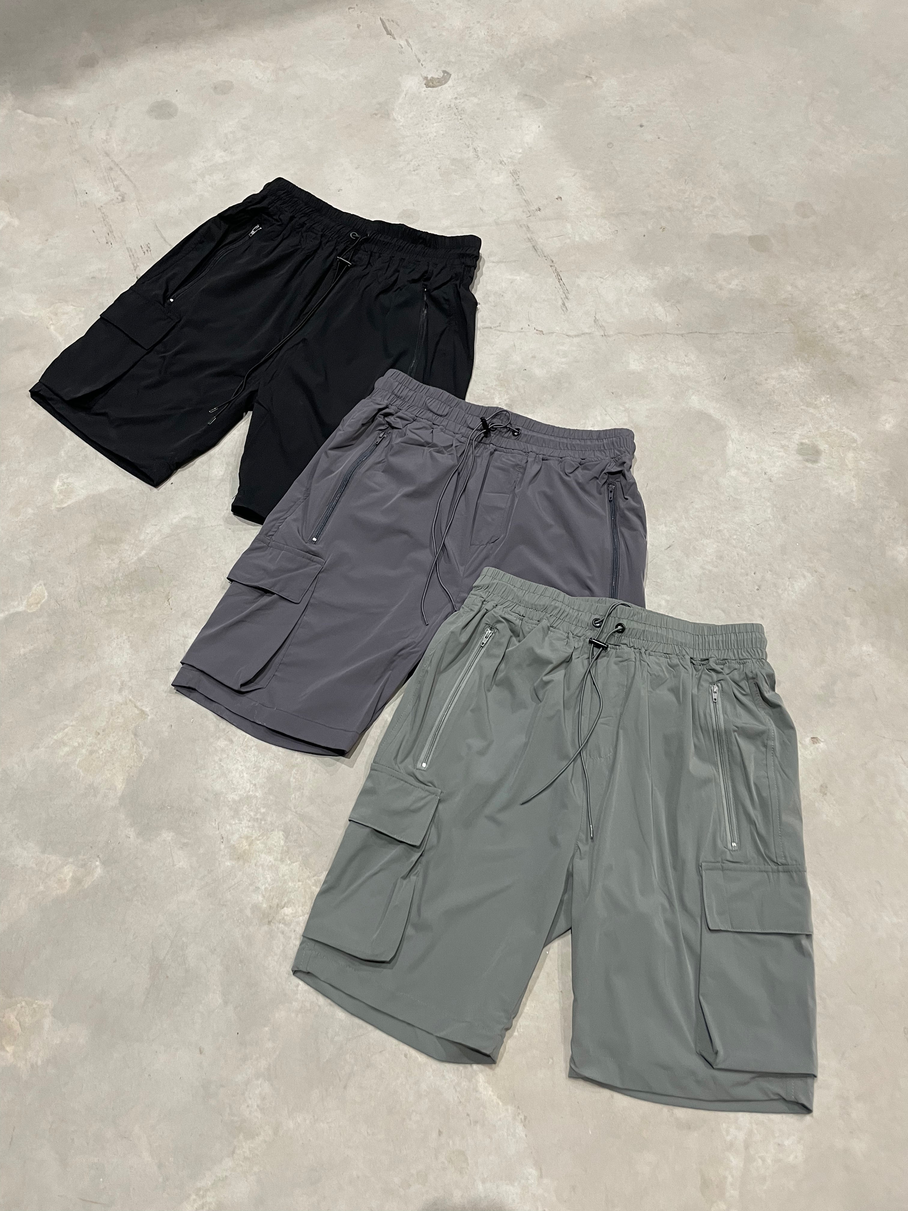 CAPO Lightweight Light Grey Cargo Shorts
