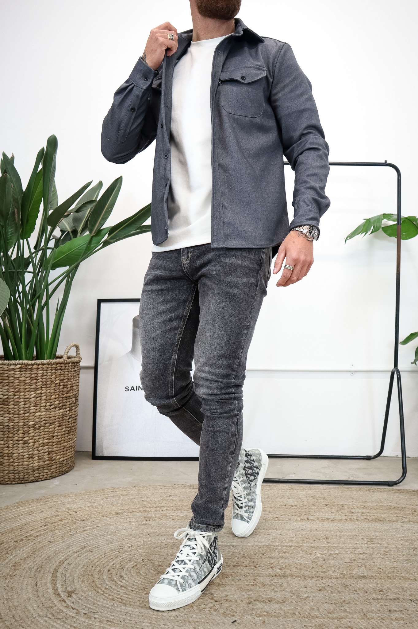 CAPO Charcoal Grey Overshirt