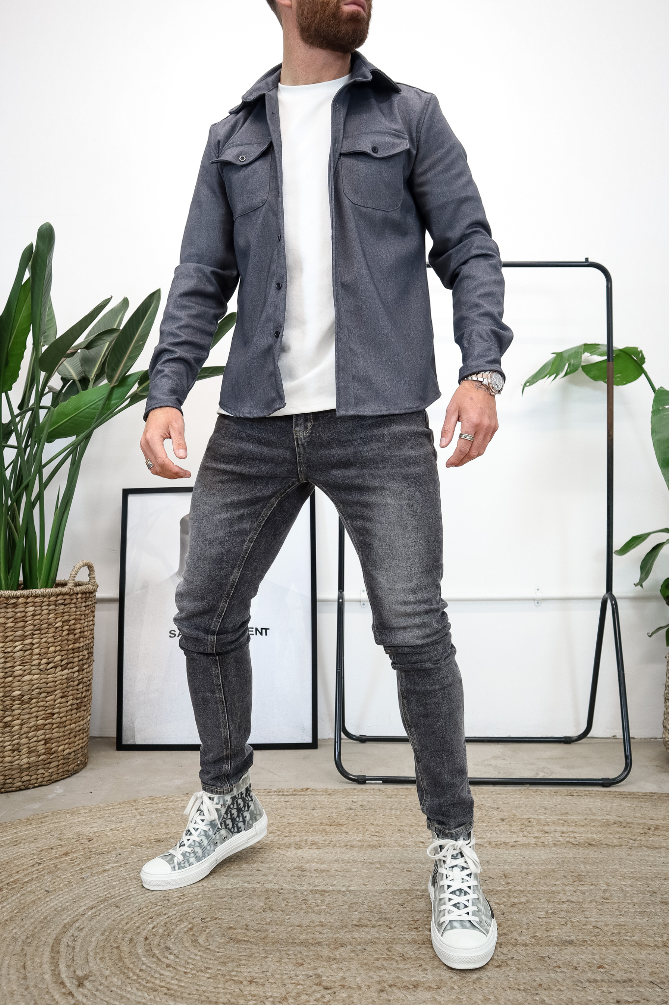 CAPO Charcoal Grey Overshirt