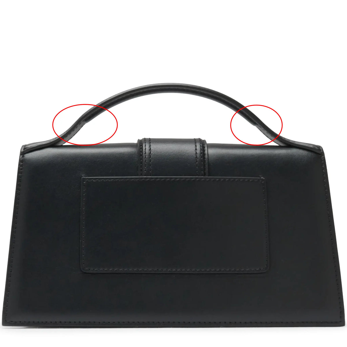 Jacquemus Large Bambino Black Crossbody Bag (Minor Leather Creased