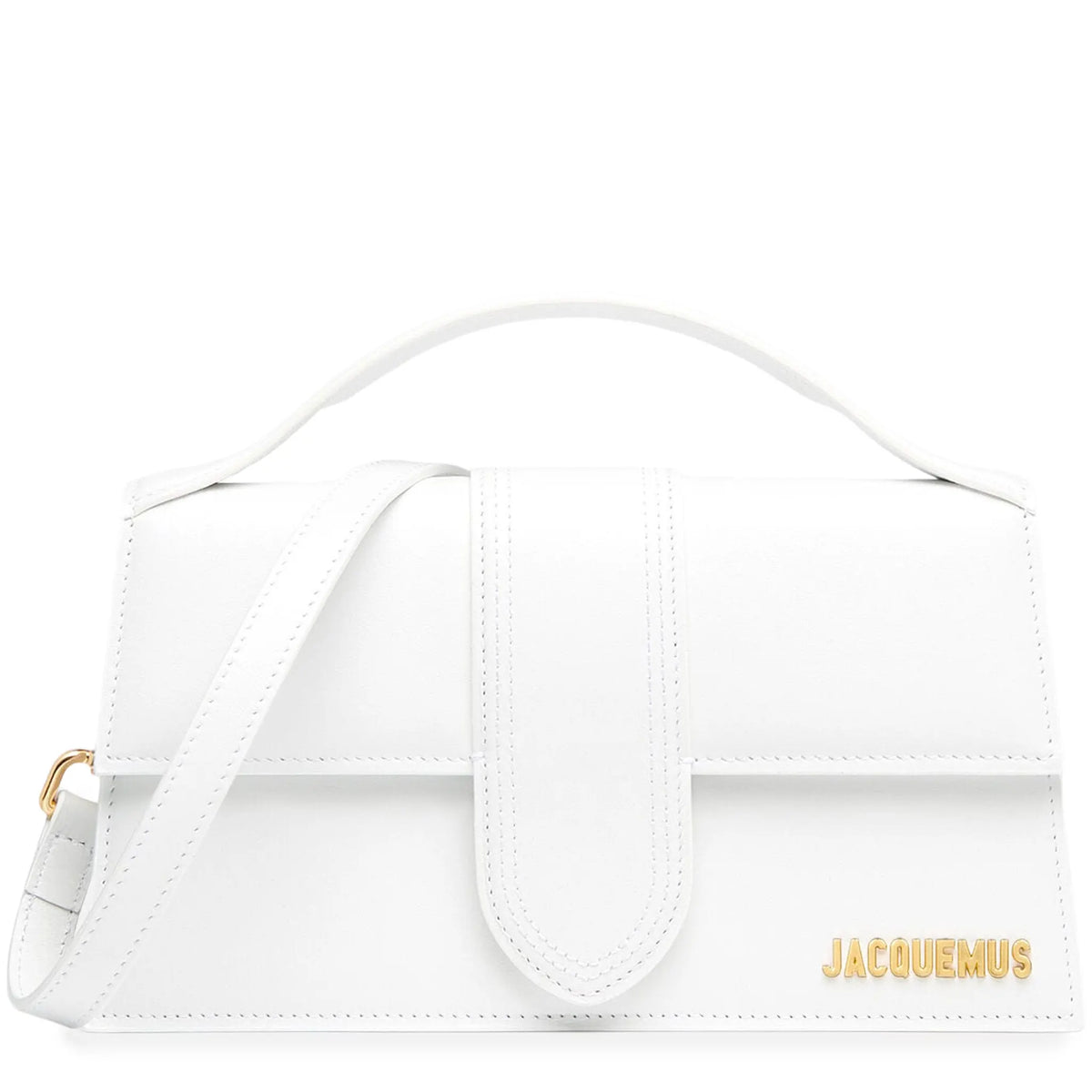 Jacquemus Large Bambino White Crossbody Bag | BAW00007BC01C01100