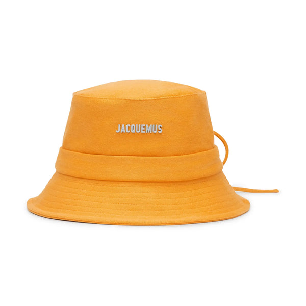 Jacquemus Le Bob Gadjo Dark Orange Bucket Hat | 223AC001 Jacquemus Le Bob Gadjo Dark Orange Bucket Hat | 223AC001