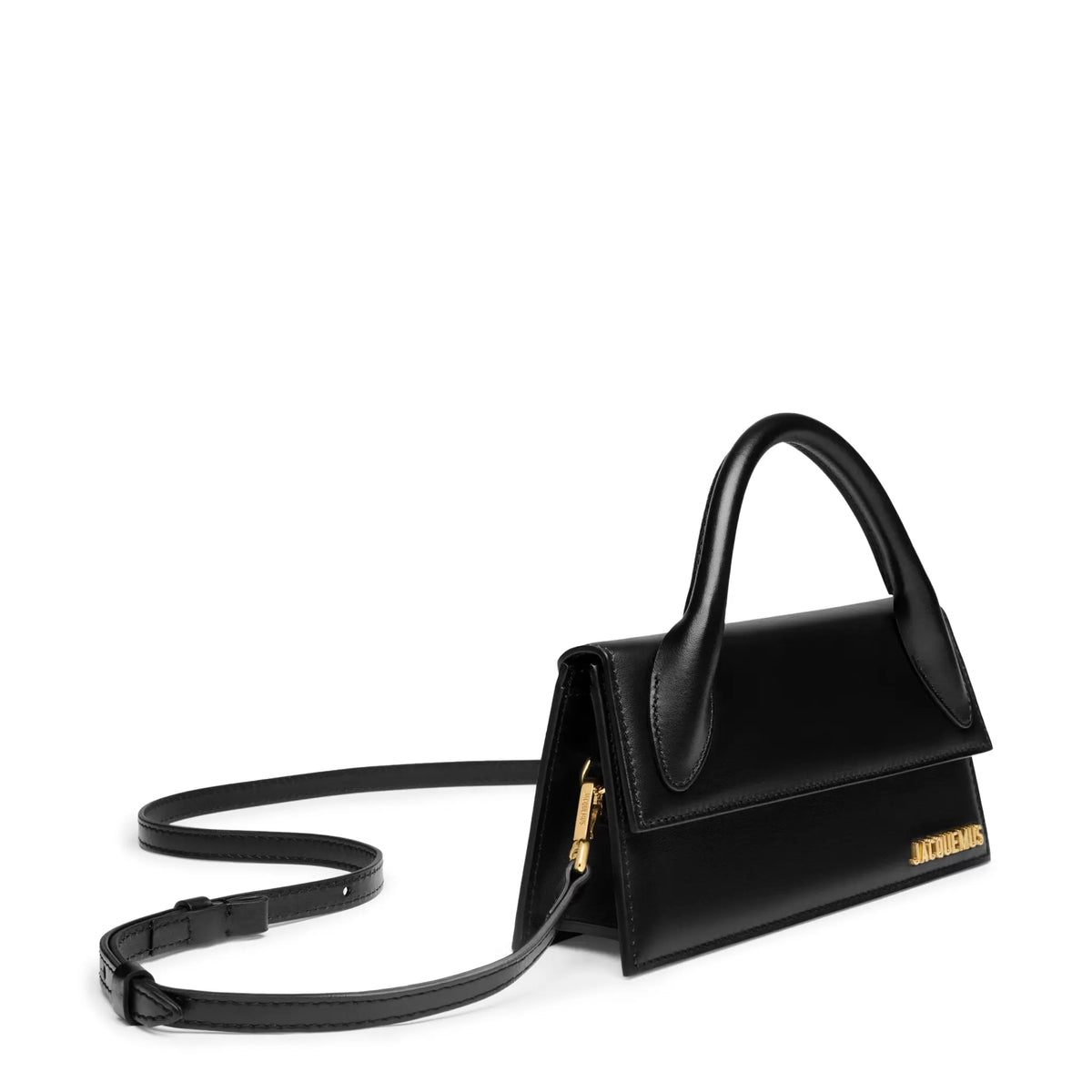 Jacquemus Le Chiquito Long Leather Black Handbag | 213BA004 Jacquemus Le Chiquito Long Leather Black Handbag | 213BA004
