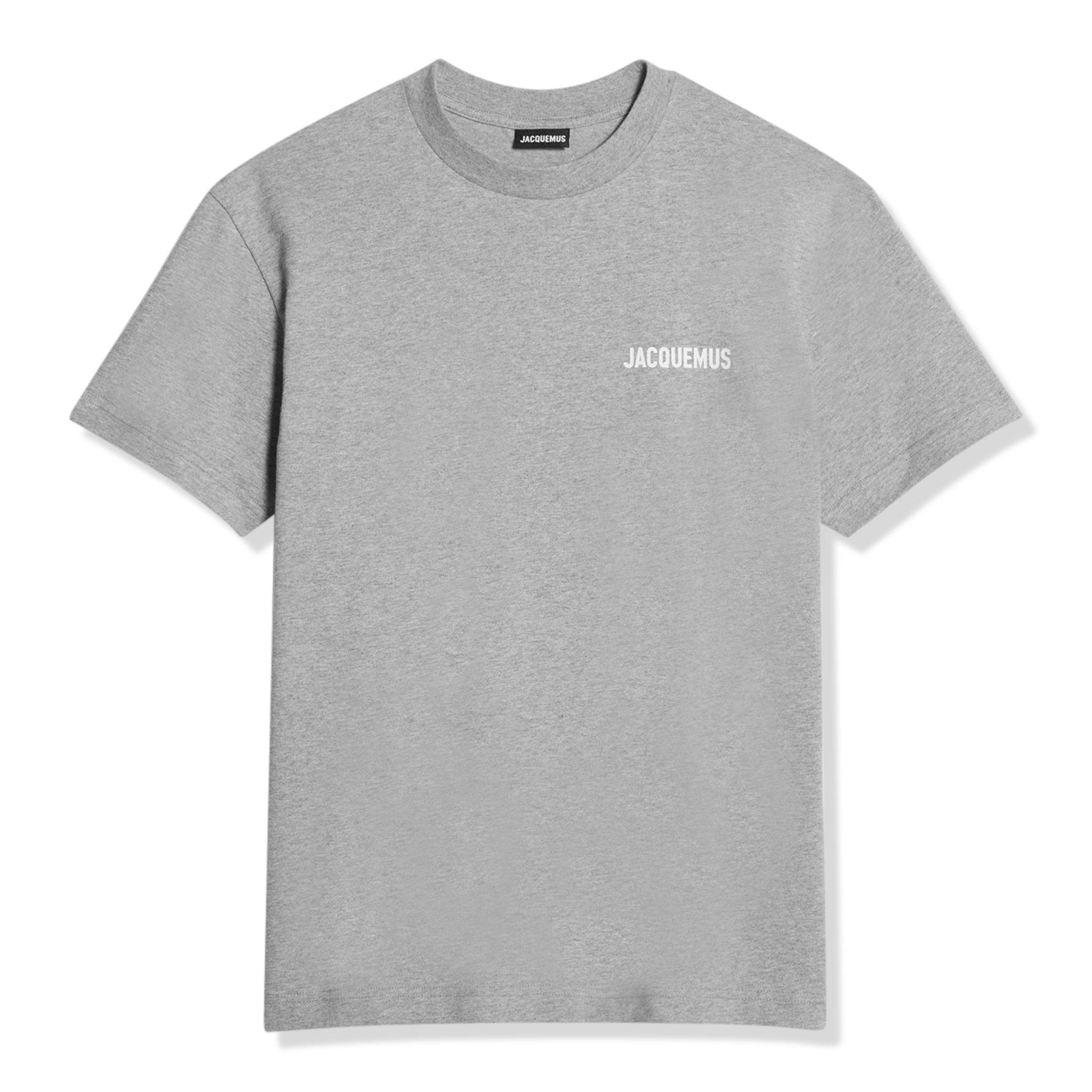 Jacquemus Logo T Shirt Grey – Crepslocker