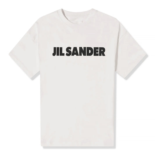 Jil Sander Logo Printed Cosmic Latte T Shirt