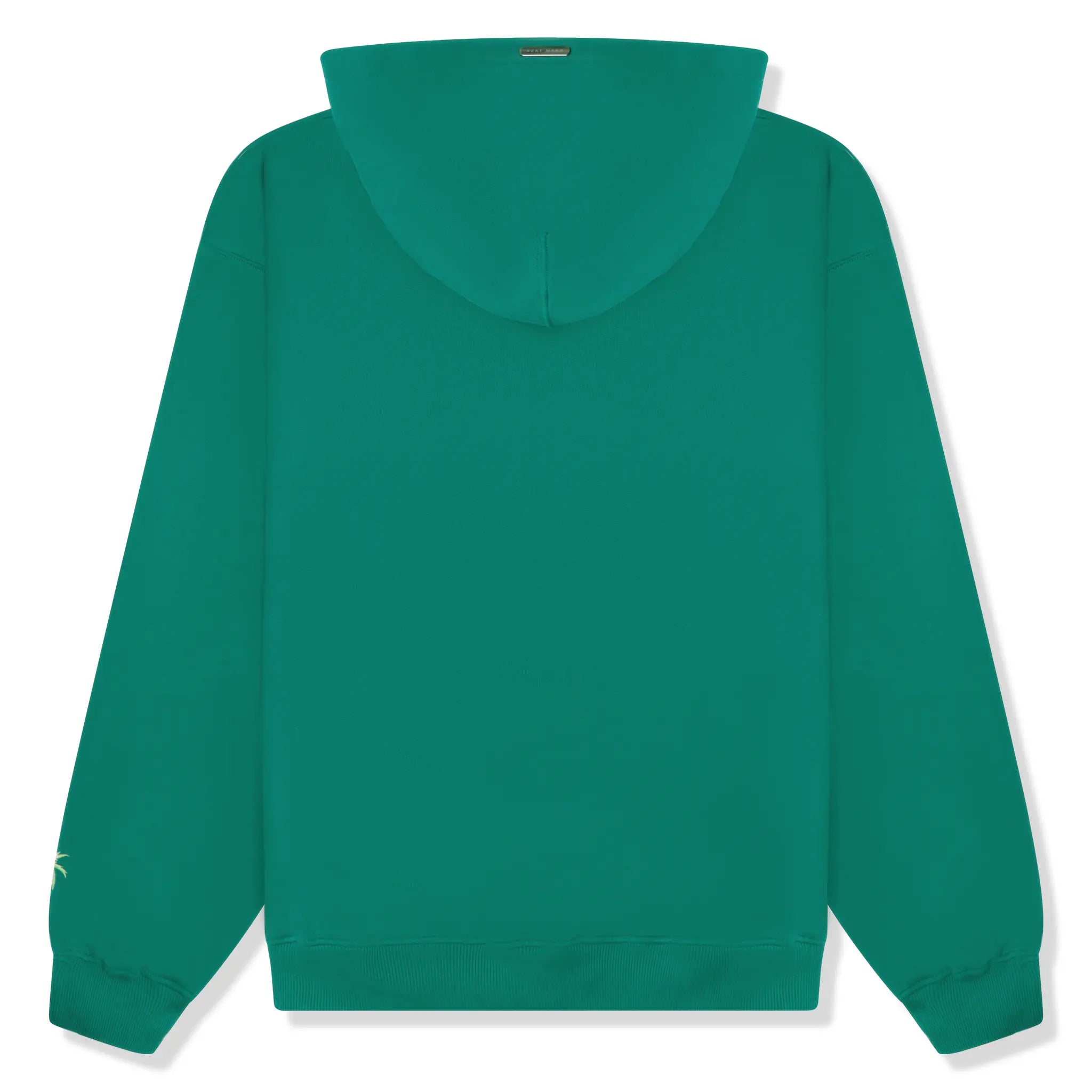 Back view of Azat Mard Country Club Green Hoodie