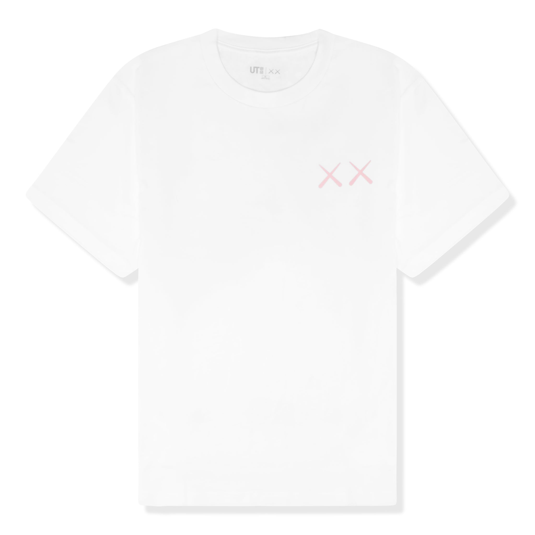 Front view of Kaws X Uniqlo Ut Graphic White T Shirt 467774