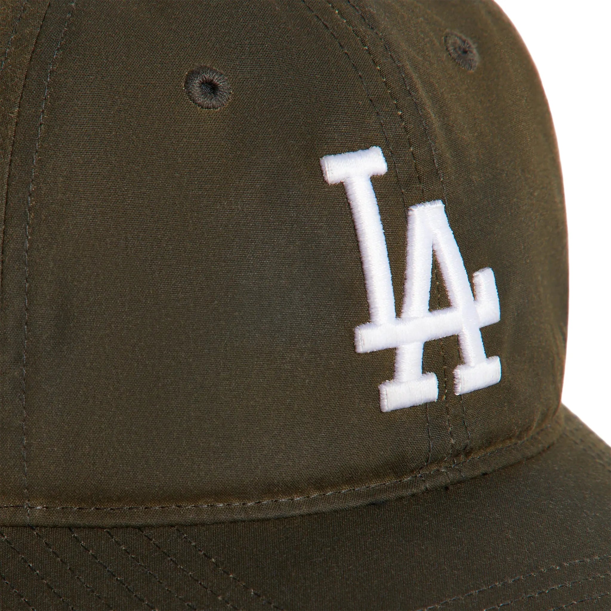 Detailed View of Kith & '47 for the Los Angeles Dodgers Waxed Franchise LS Cypress Cotton Cap