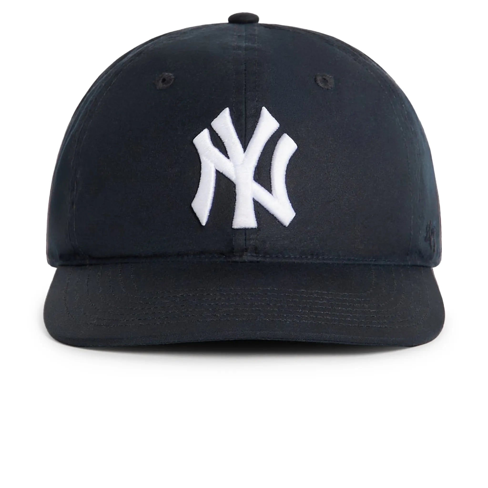 Front View of Kith & '47 for the New York Yankees Waxed Franchise LS Nocturnal Cotton Cap