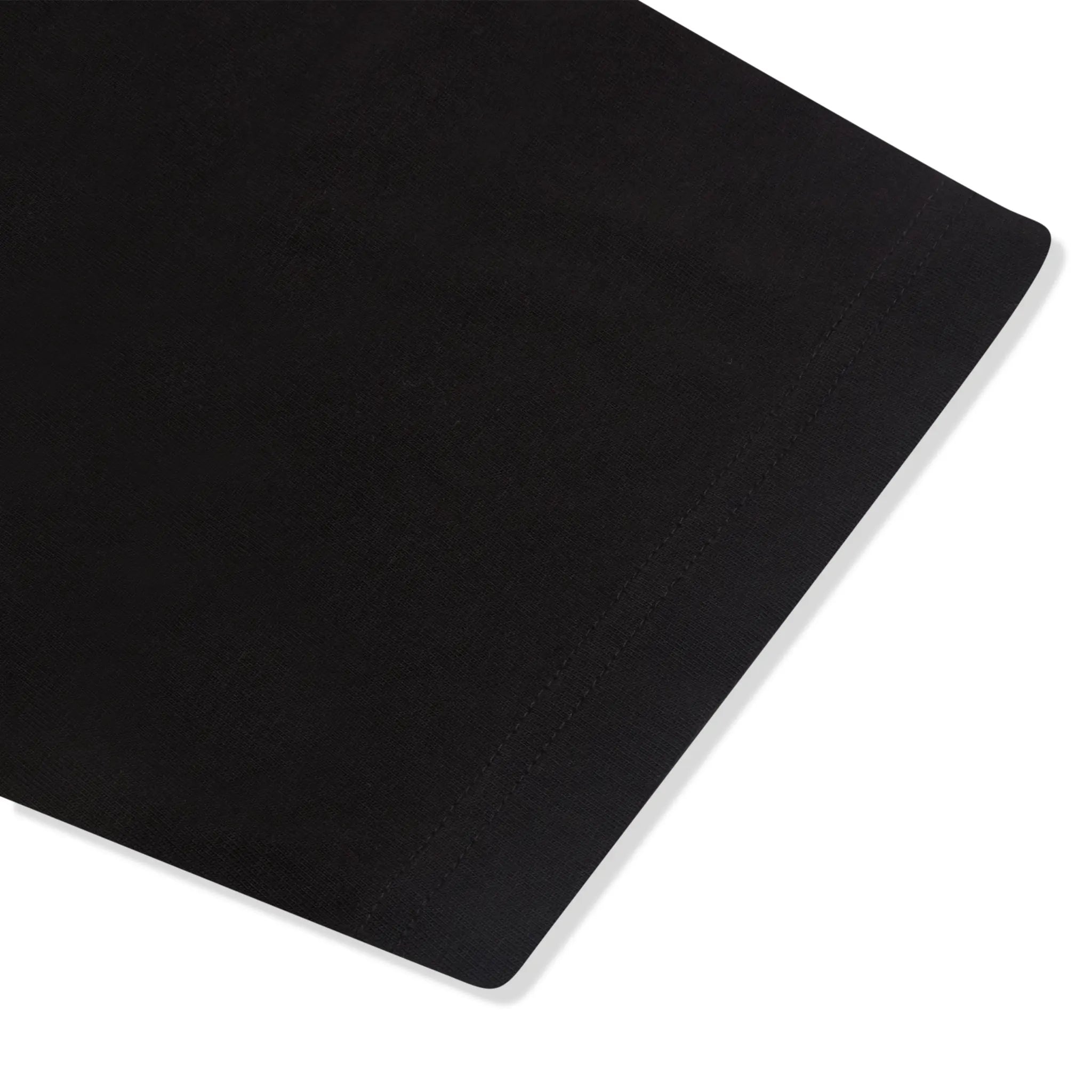 Detailed Sleeve View of Kith Arched Logo Black T-Shirt KHMG030025-001