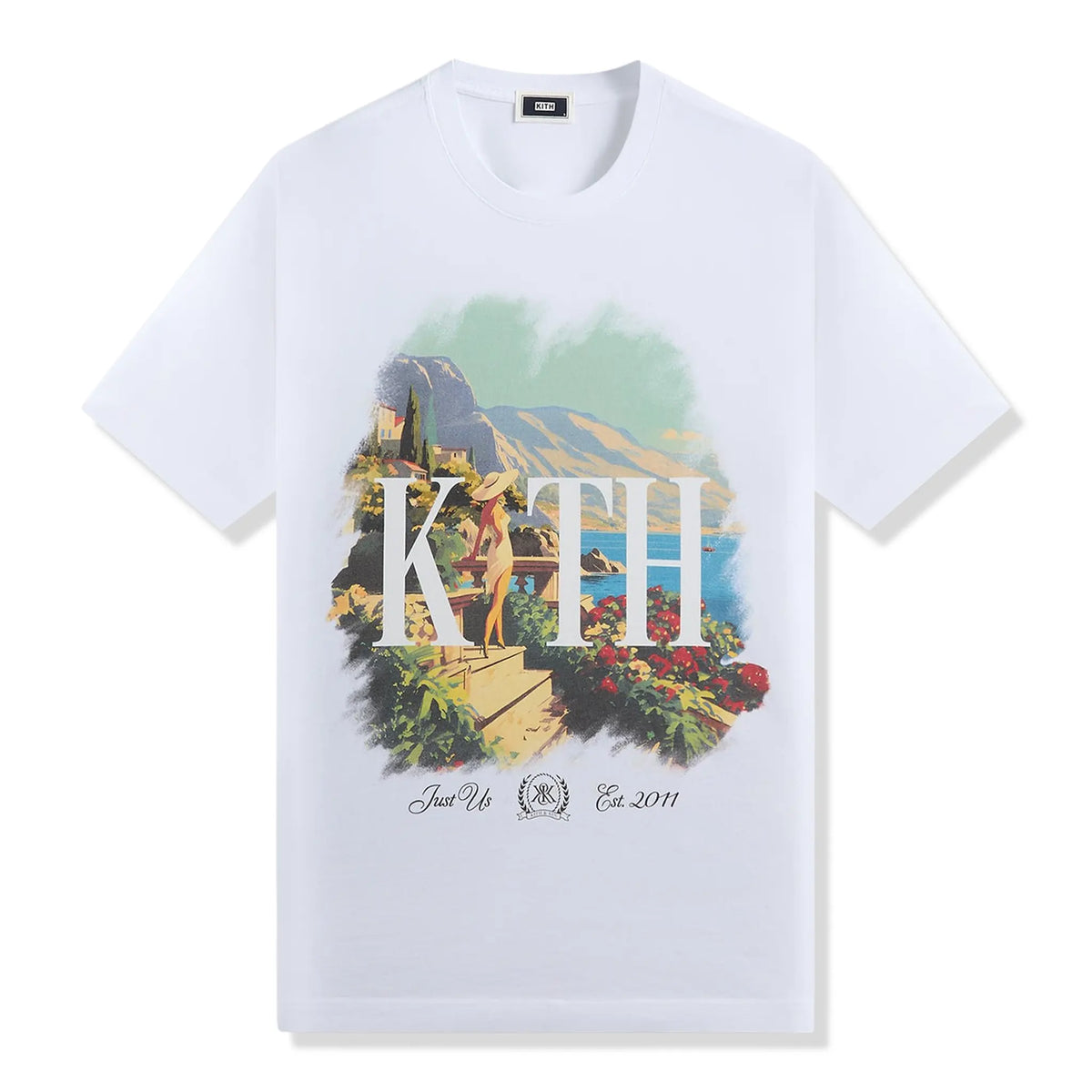 Kith Getaway Vintage White T-Shirt | KHM035122-101