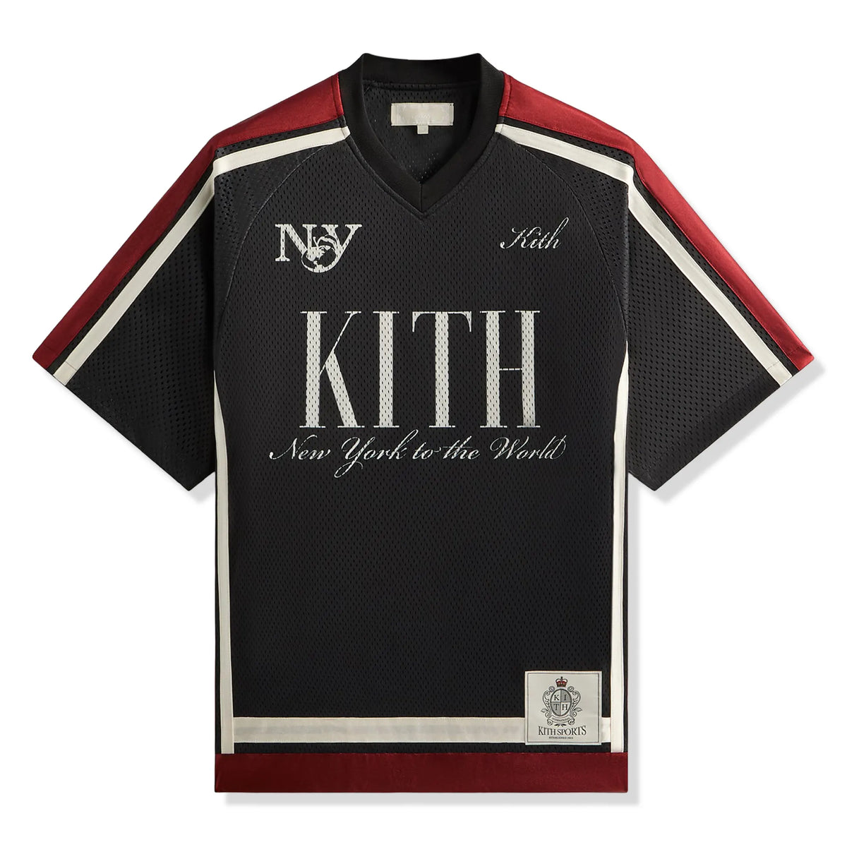 KITH VネックMesh Jersey Kith NY To The World Mesh Longsleeve Jersey