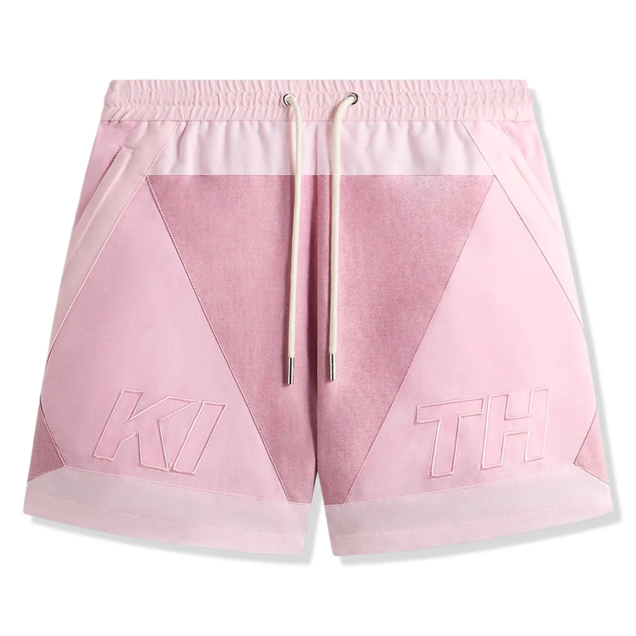 Front View of Kith Oxford Turbo Mauve Glow Shorts KHM061405-7057