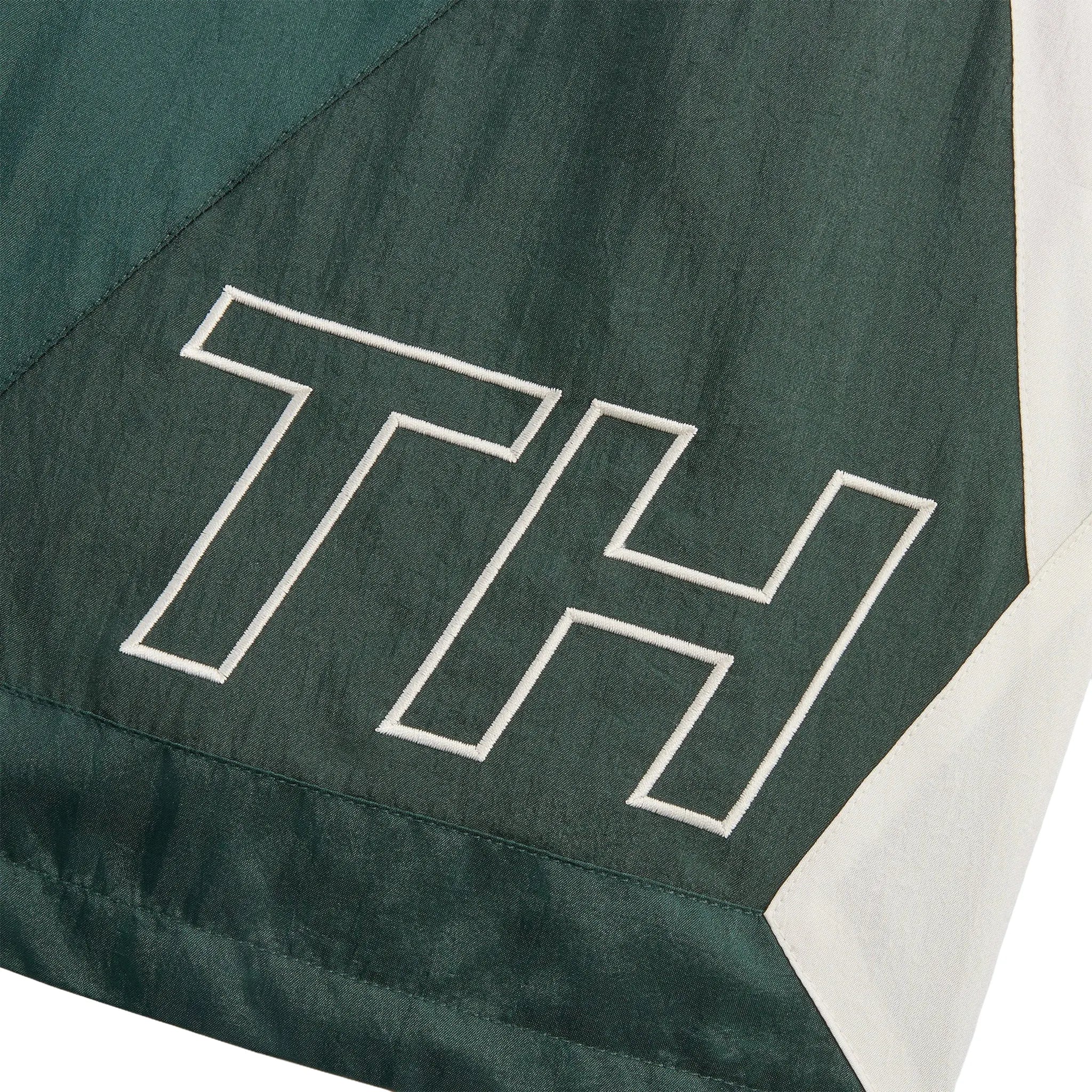 Detailed Front View of Kith Washed Nylon Turbo Chronicle Shorts KHM061279-329