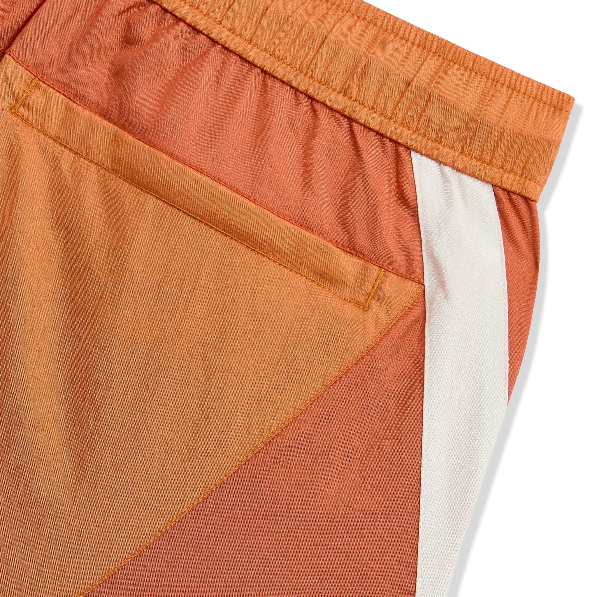 Detailed Side View of Kith Washed Nylon Turbo Clementine Shorts KHM061279-841