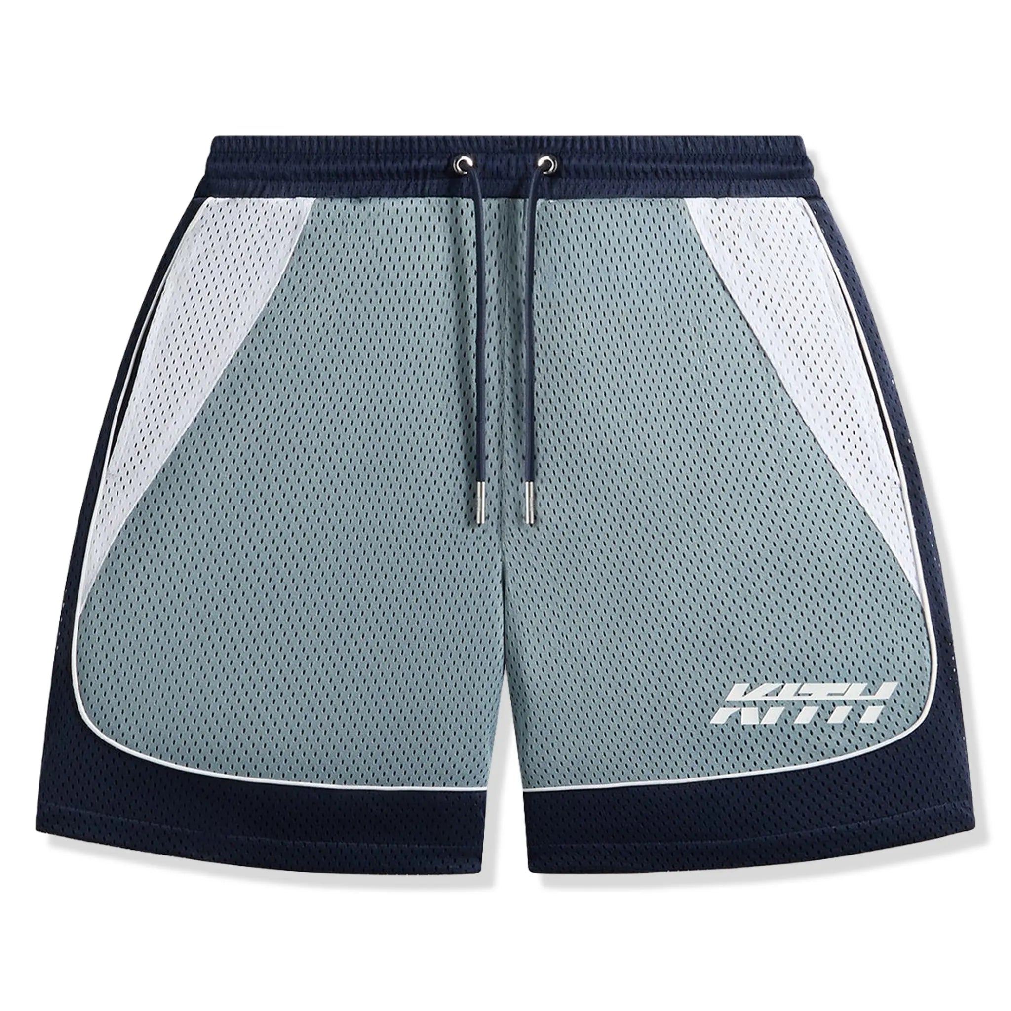 Front View of Kith Wesley Mesh Reef Shorts KHM060744-001