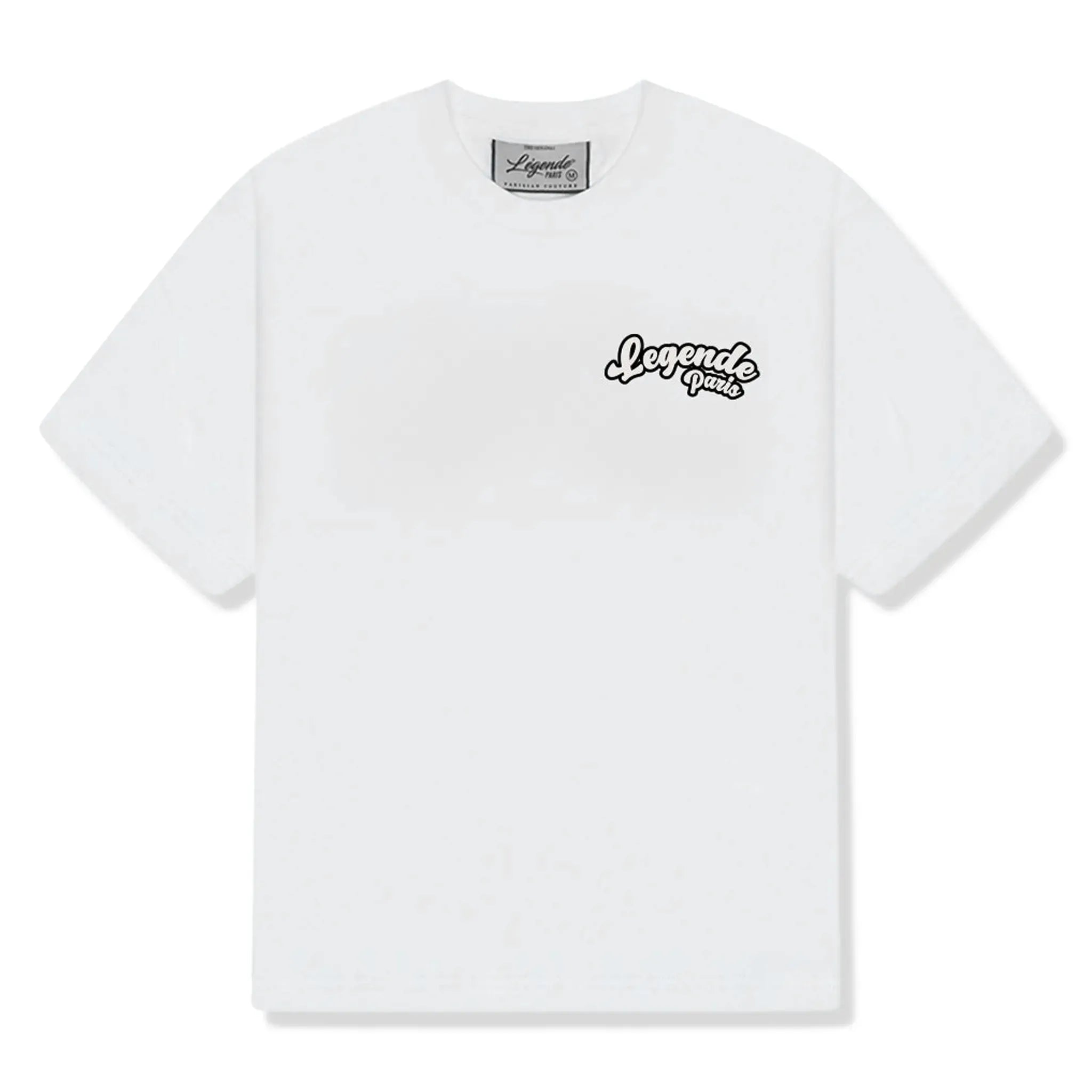 Front View of Légende Paris Ice Cream White T Shirt LPTEE190