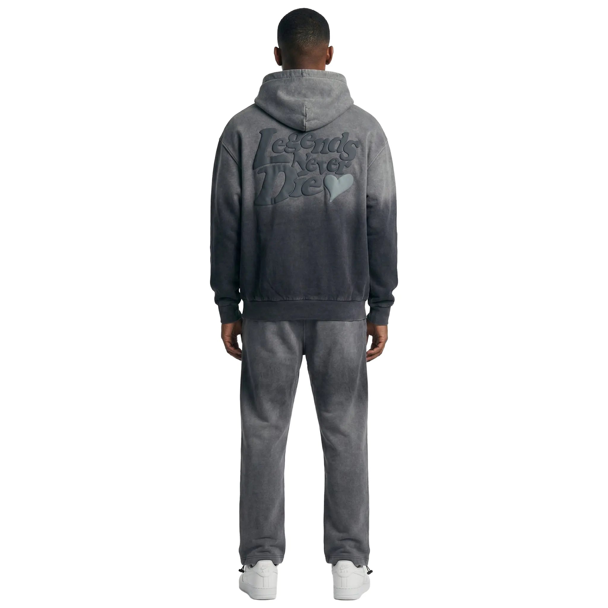 Légende Paris LND Gradient Charcoal Washed Hoodie