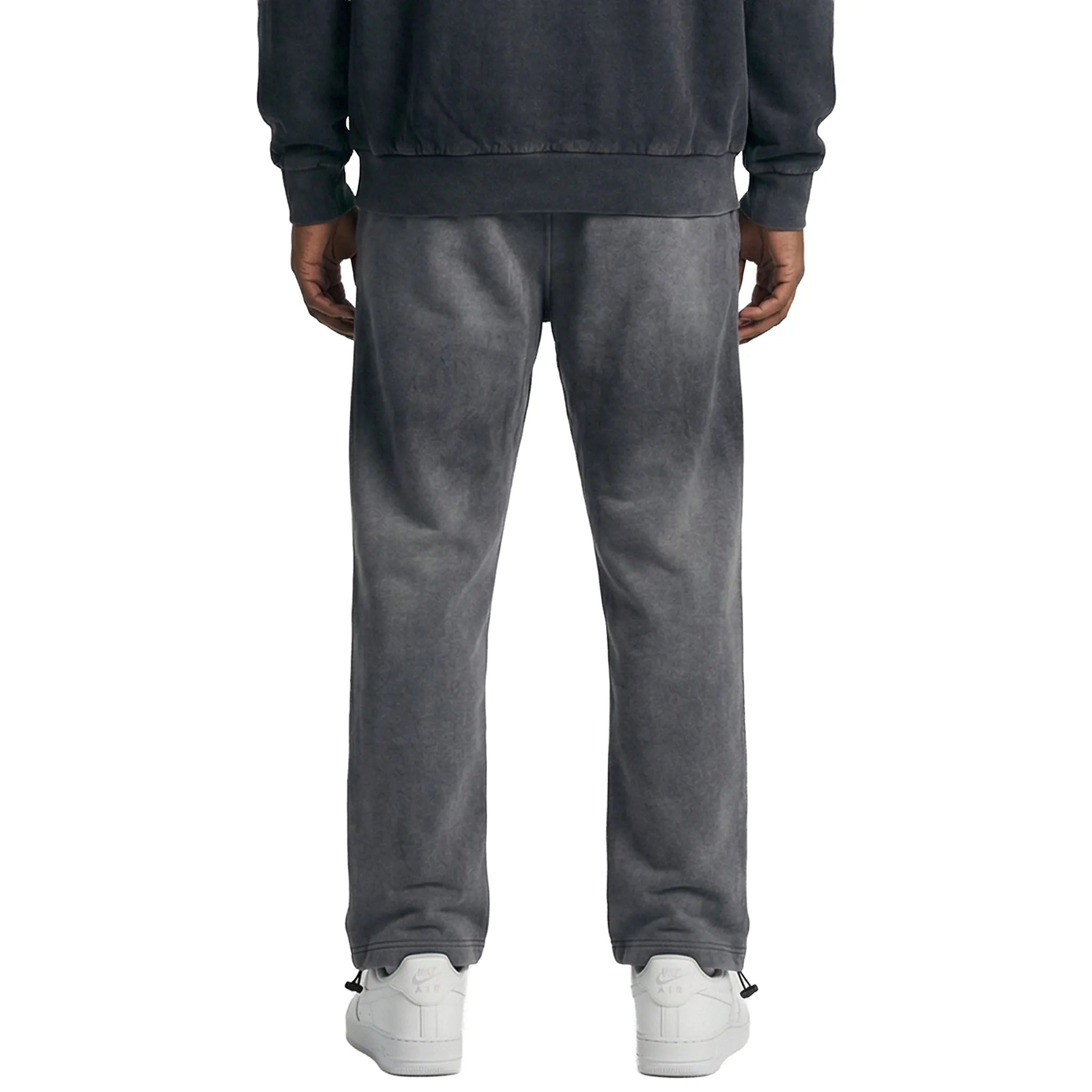 Back View of Légende Paris LND Gradient Charcoal Washed Sweatpants