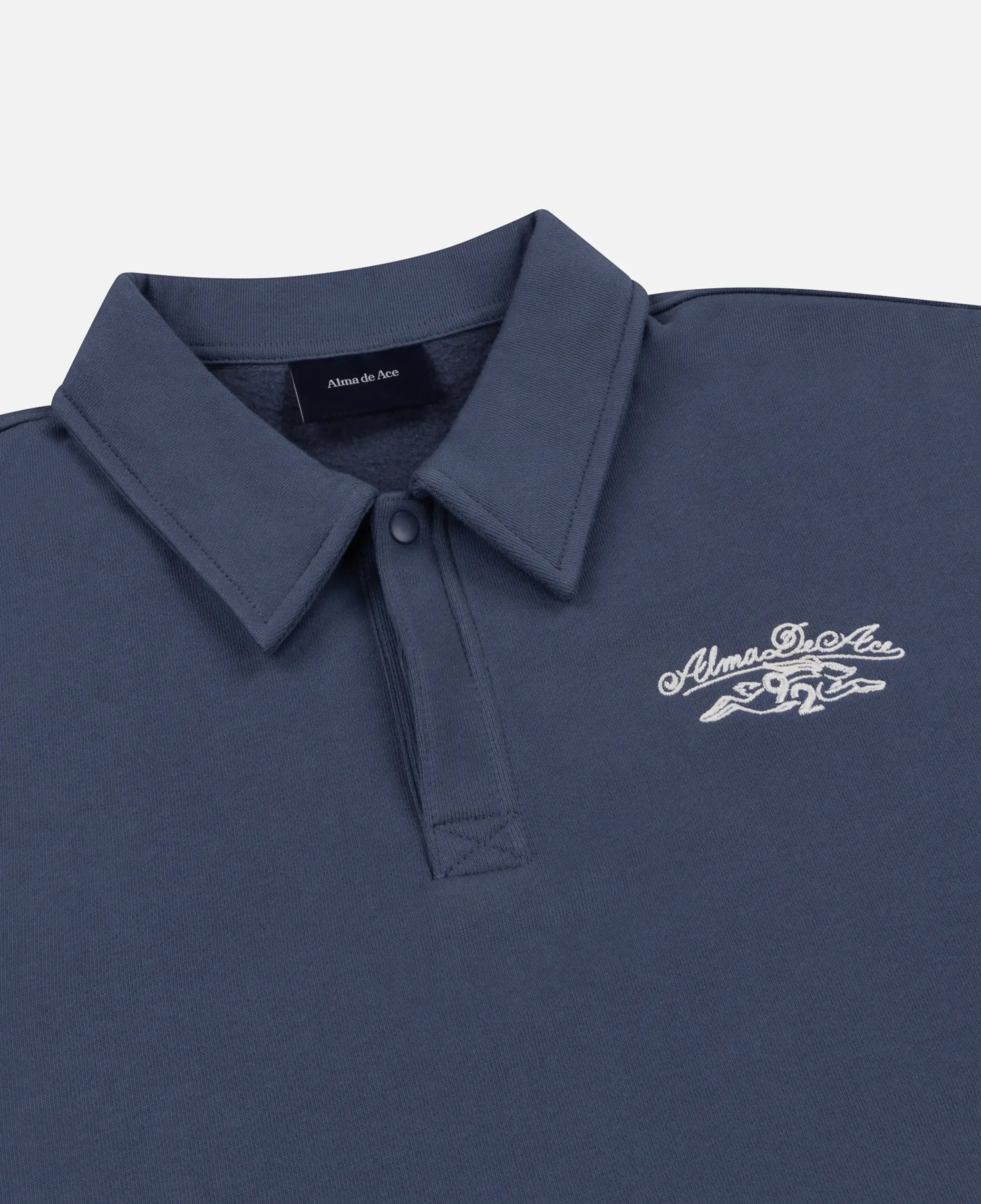 Alma De Ace Lina Rugby Blue Polo Shirt