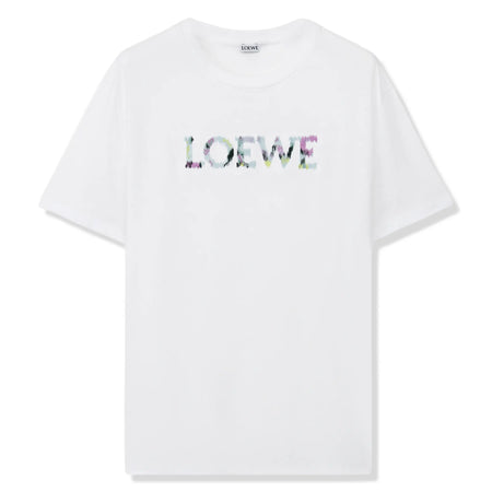 Loewe Relaxed Fit Cotton White T-Shirt | H526Y22XCM-2100