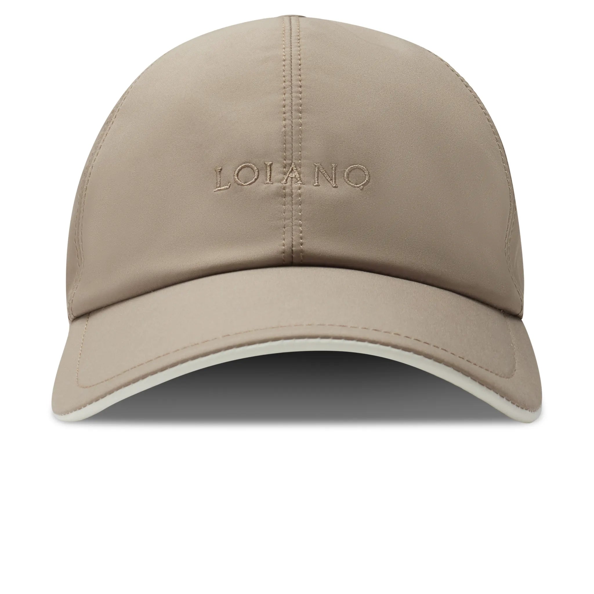 Front View of LOIANO Ombra Tec® Mocha Cap