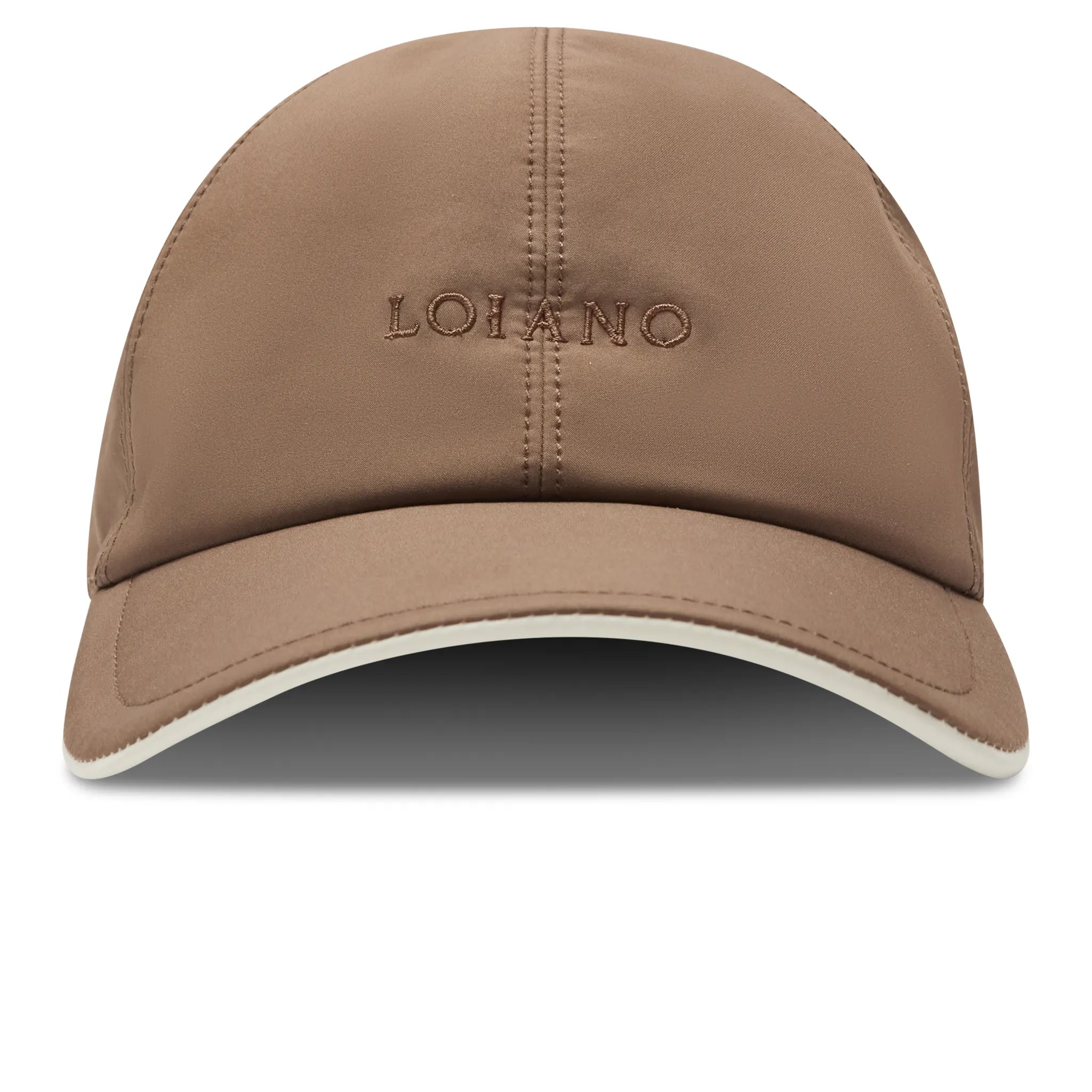 Front View of LOIANO Ombra Tec® Taupe Cap