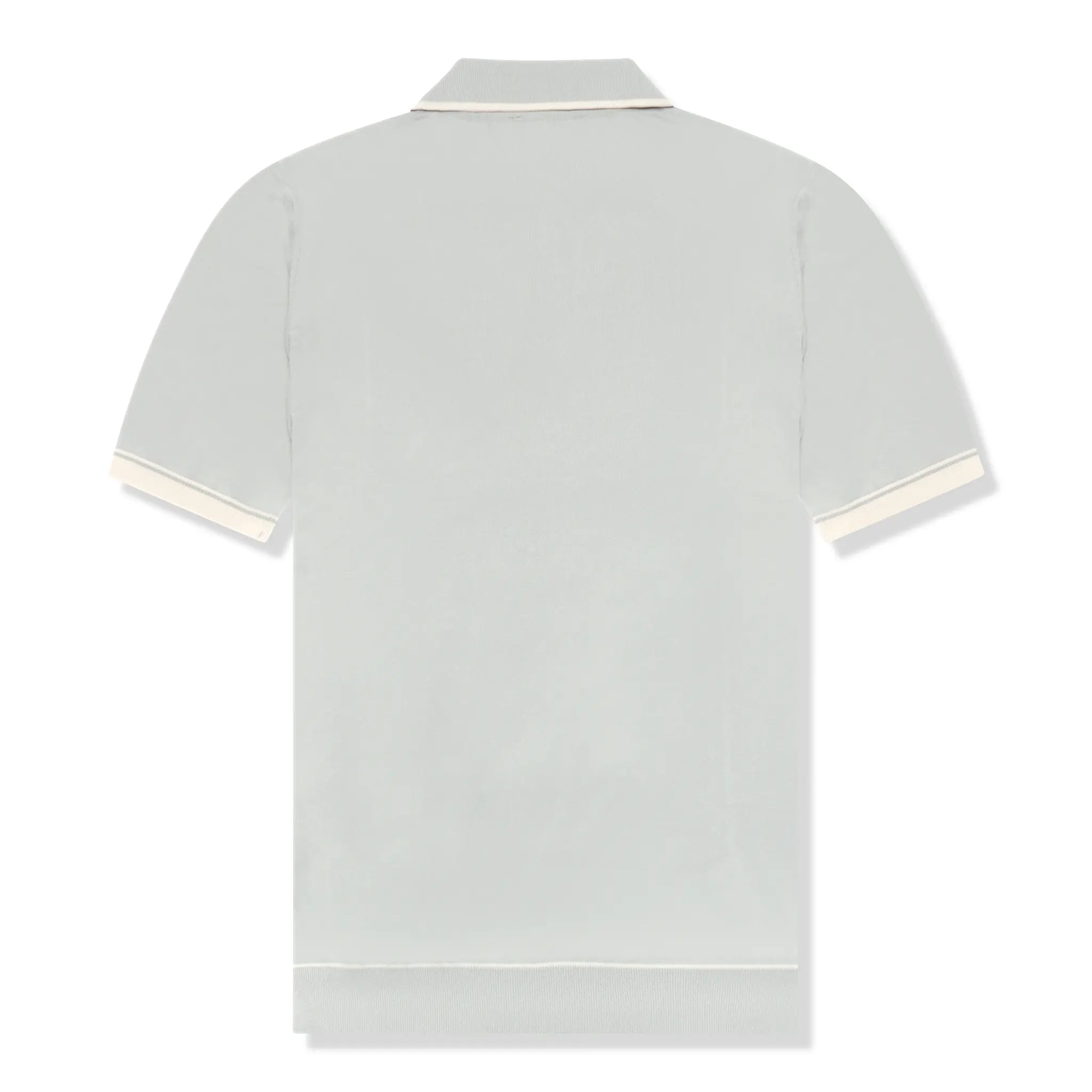 Loiano Rayon Knit Mint Polo Shirt