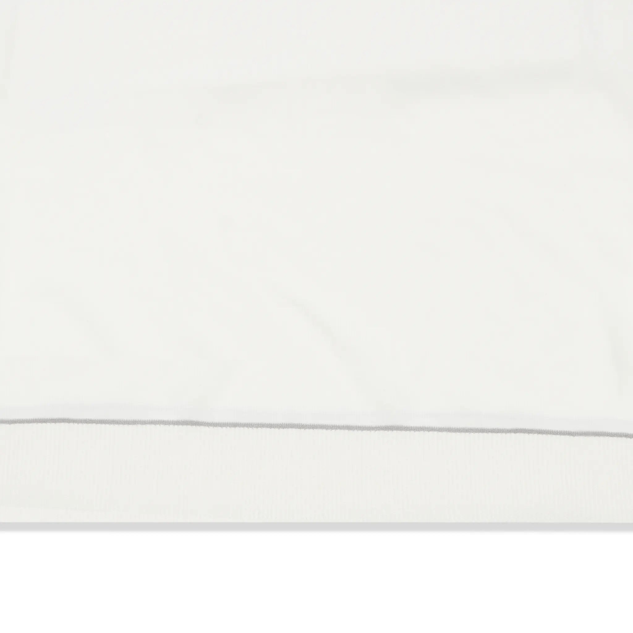 Detailed View of Loiano Rayon Knit White T-Shirt