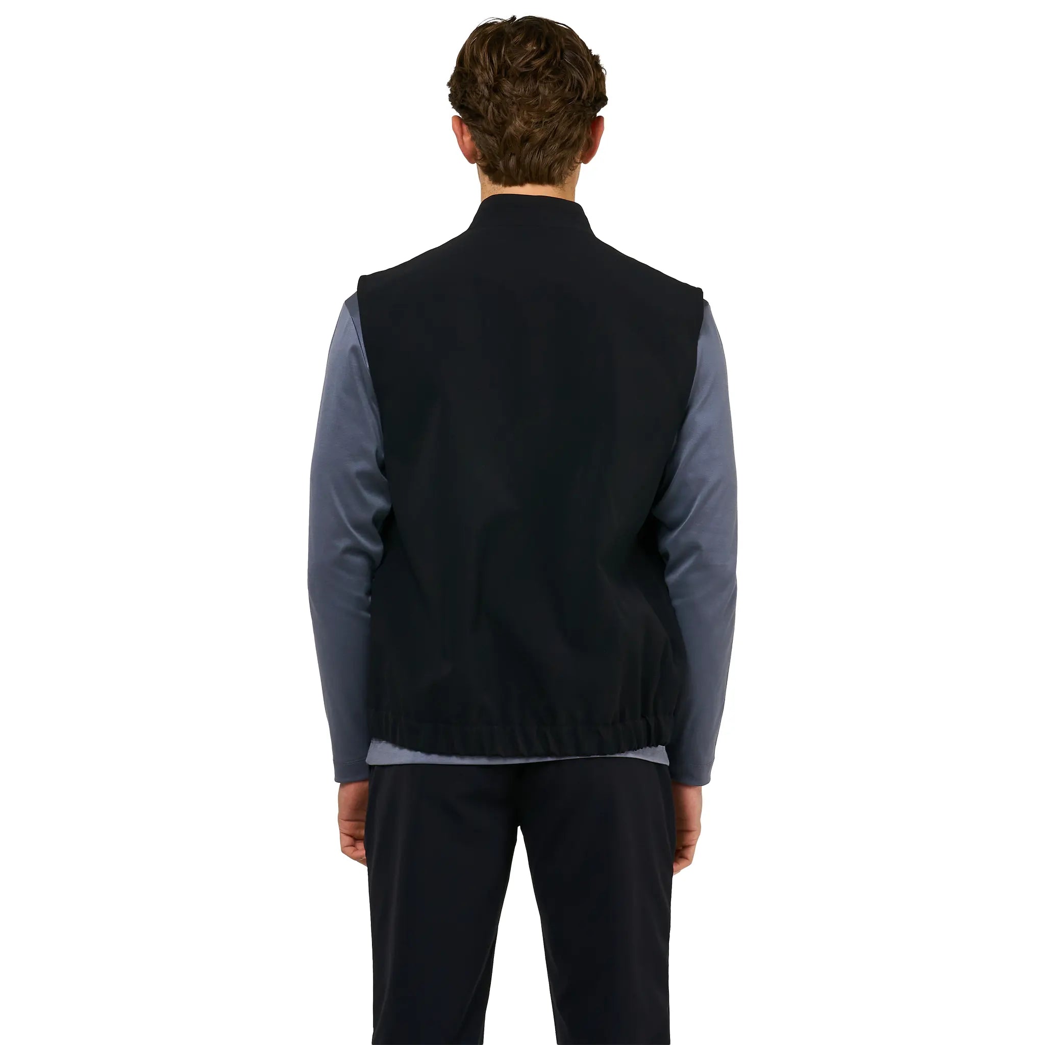Back View of Loiano Tech Black Gilet