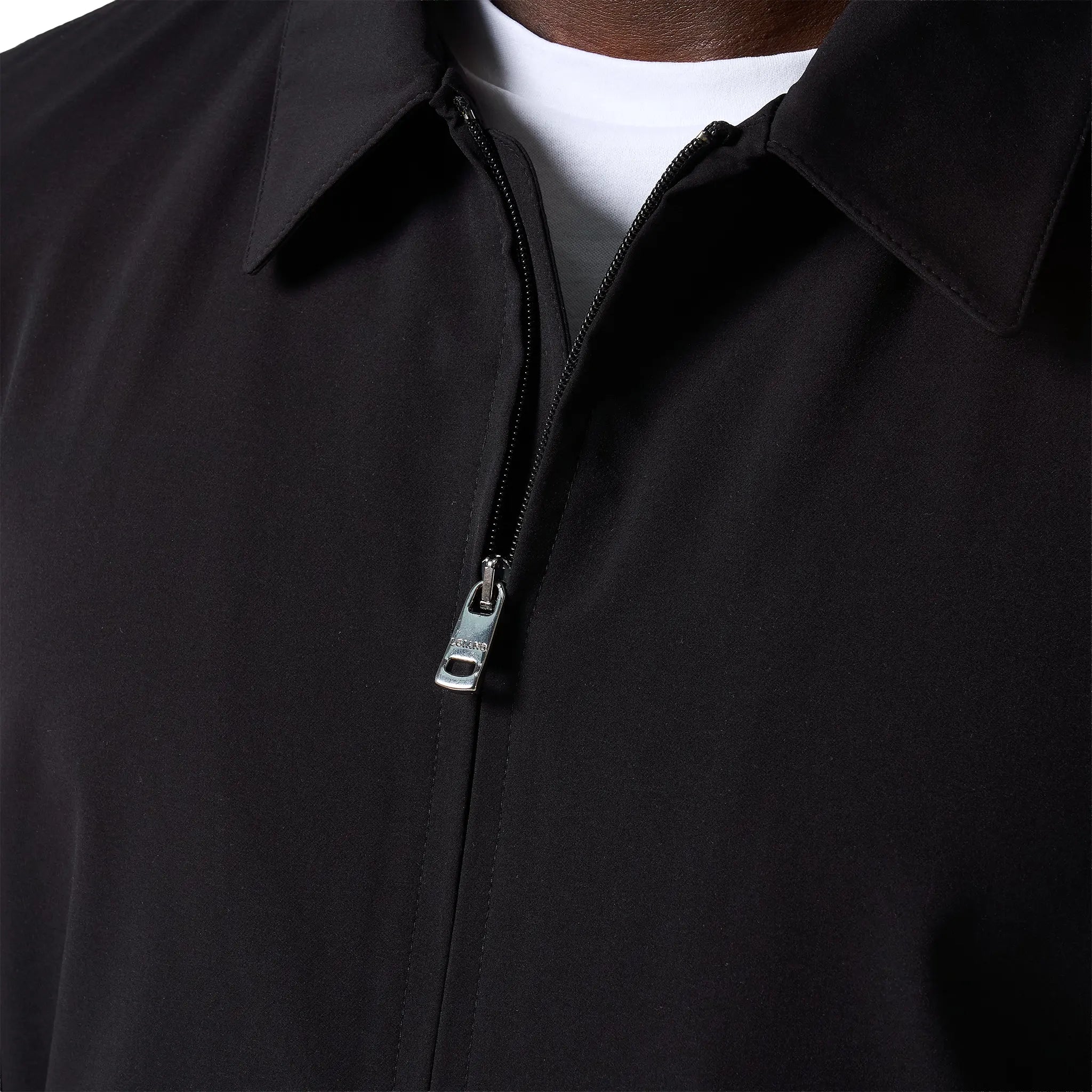 Detailed View of Loiano Tech Black Jacket