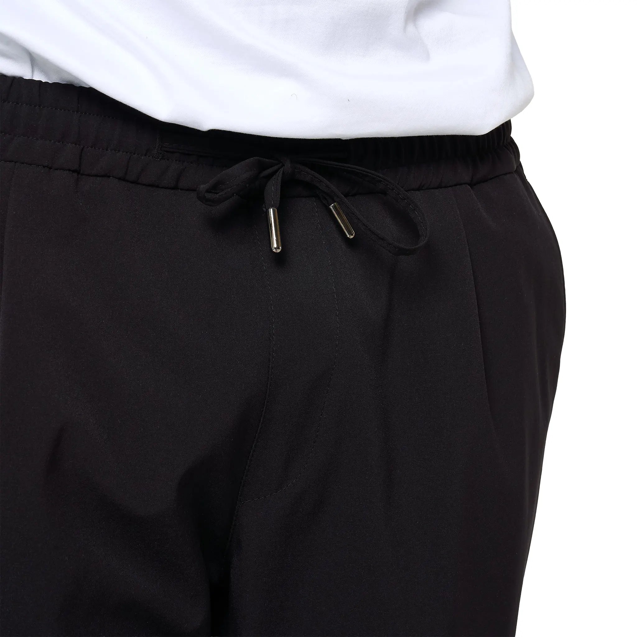 Detailed View of Loiano Tech Black Trousers