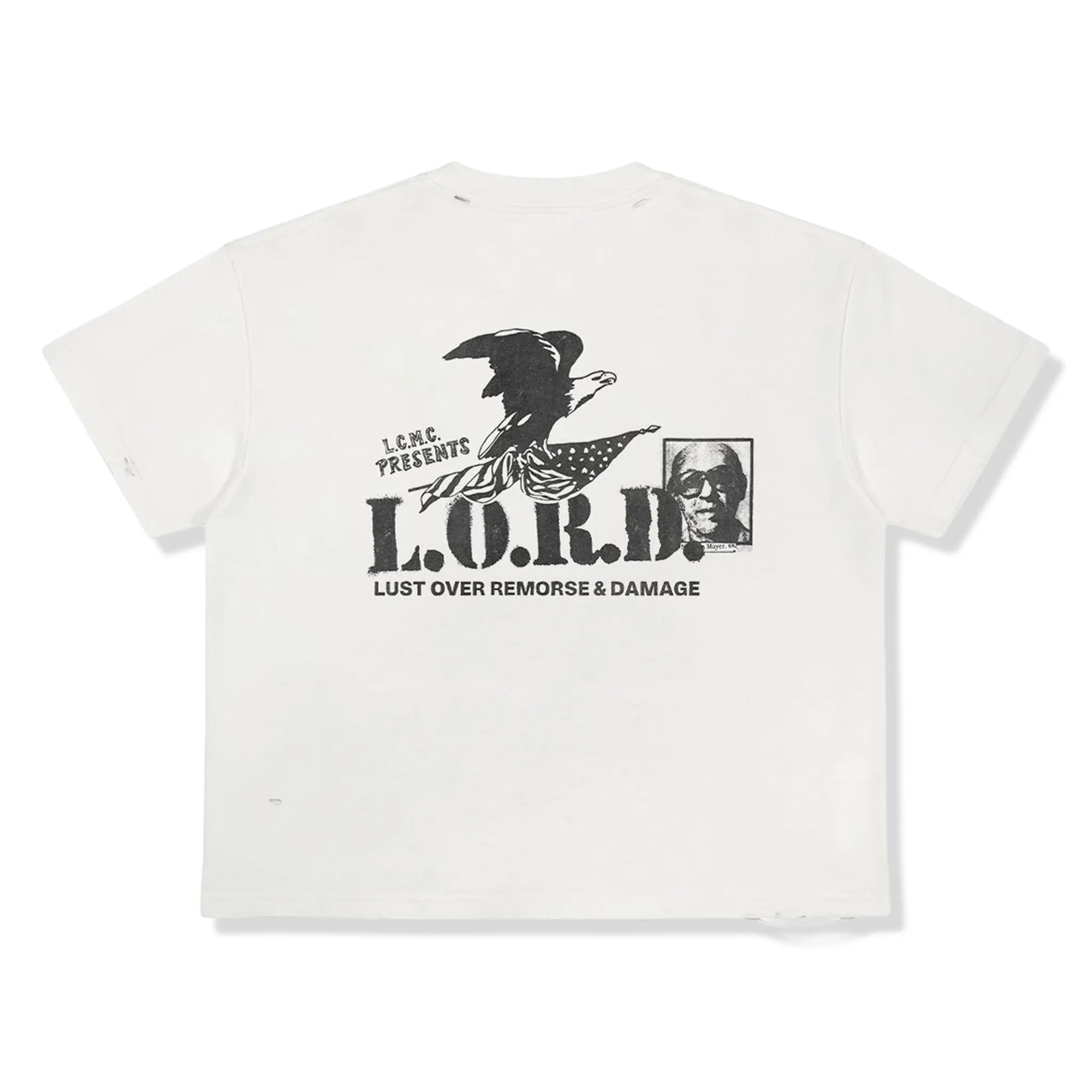 Back View of Lord Culture System White T-Shirt