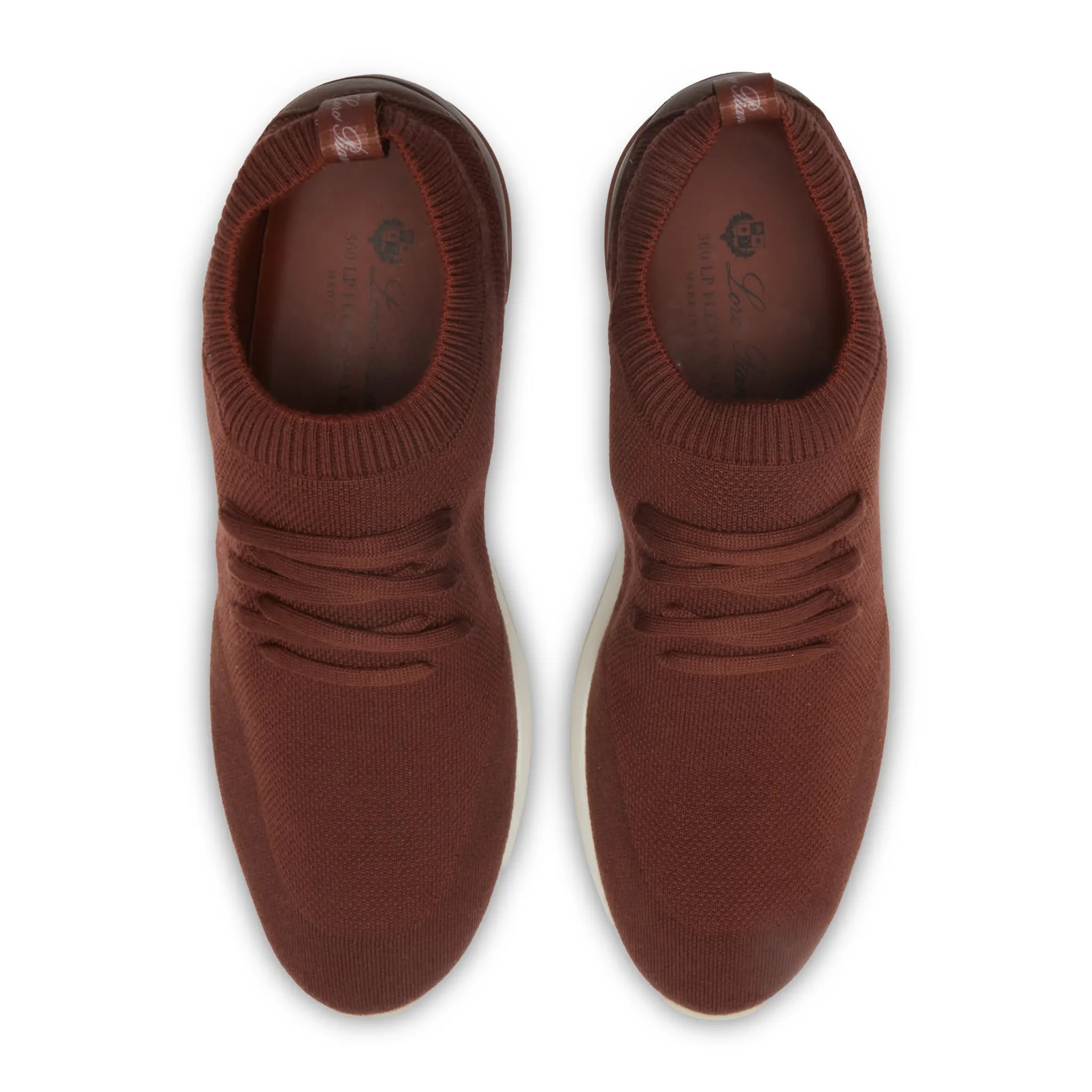 Upper View of Loro Piana 360 LP Flexy Walk Wish Bear Sneaker FAI1540_F6Z9