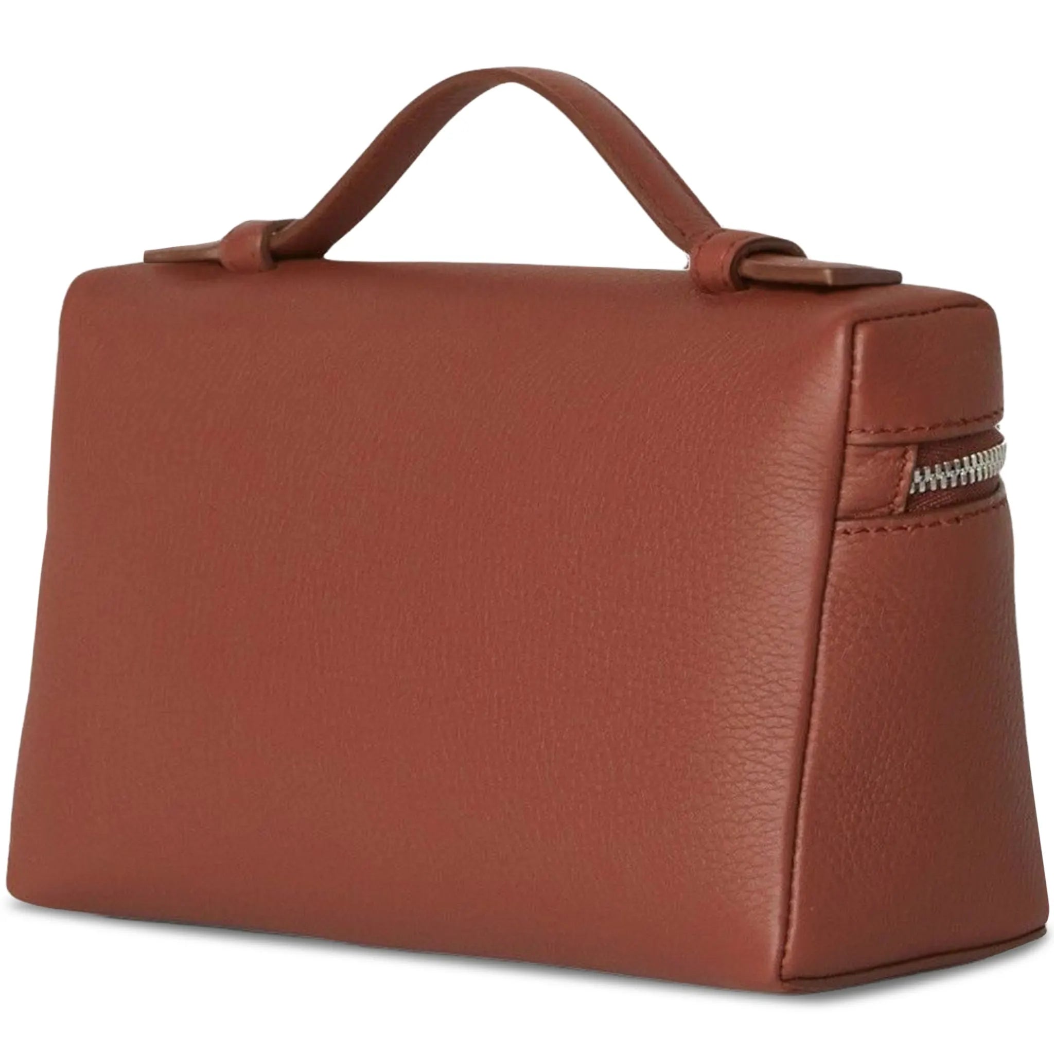 Back Side View of Loro Piana Extra Pocket L19 Kummel Shoulder Bag FAN4045_P500