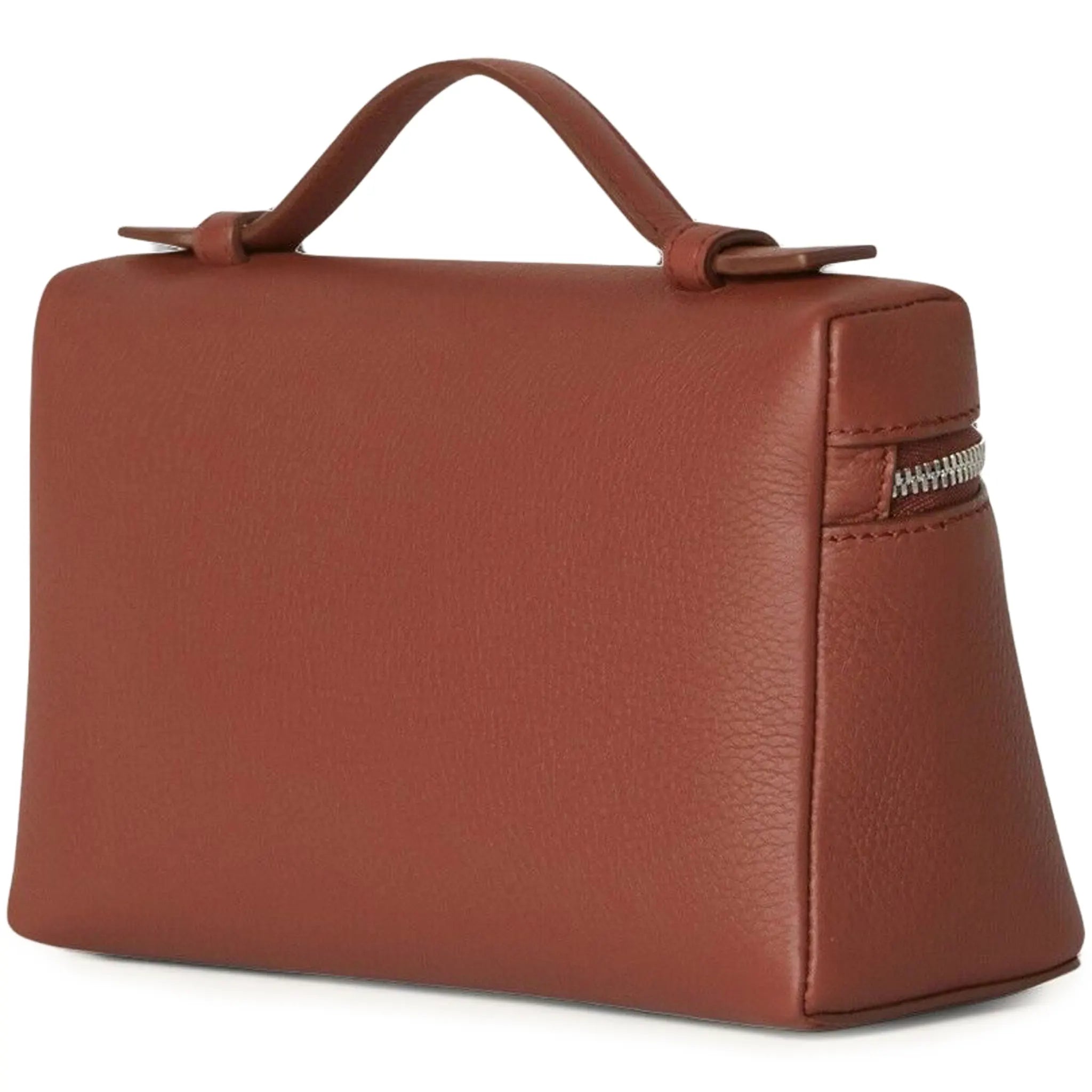 Back Side View of Loro Piana Extra Pocket L19 Kummel Shoulder Bag FAN4045_P500