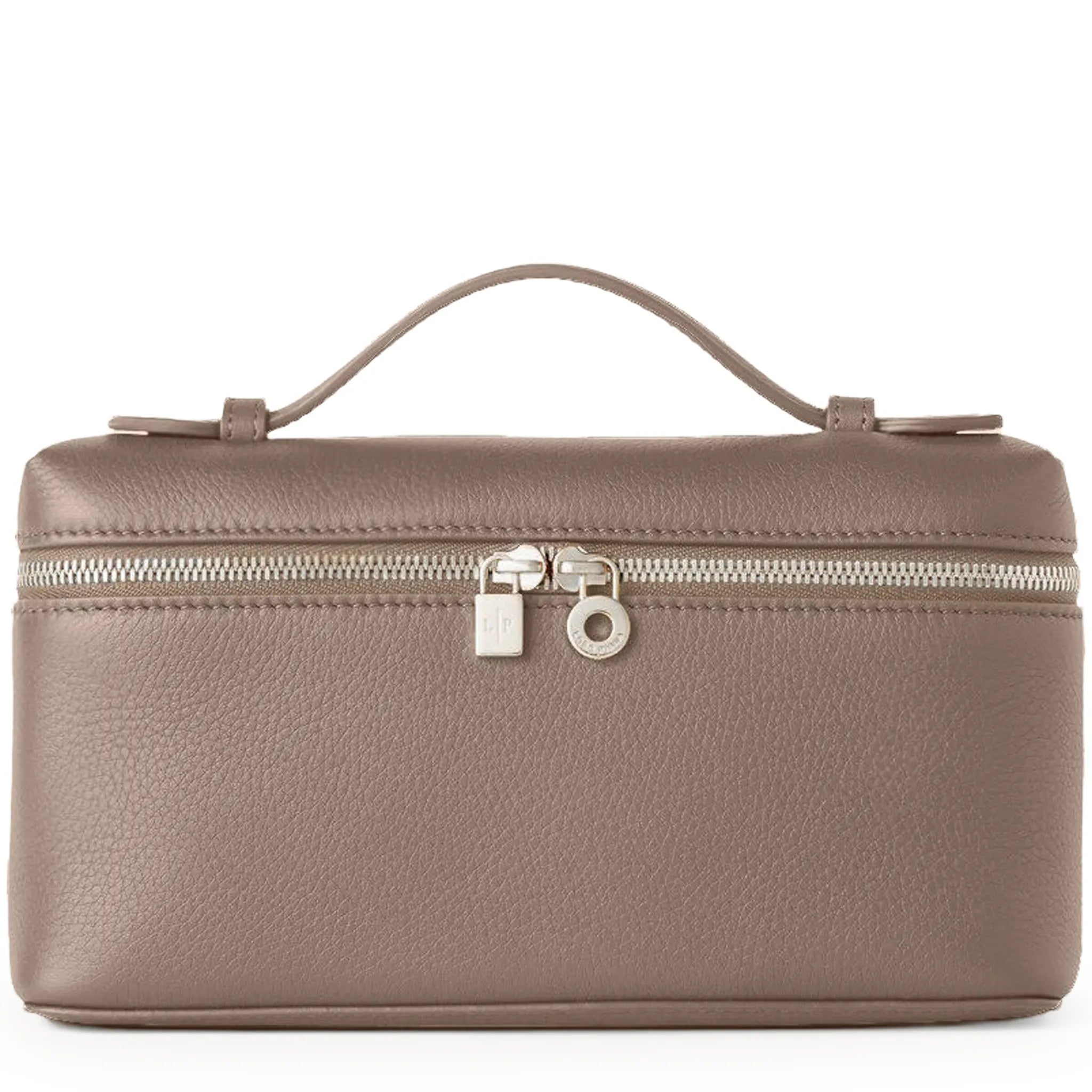 Loro Piana Extra Pocket L19 Warm Mastic Antique Silver Shoulder Bag