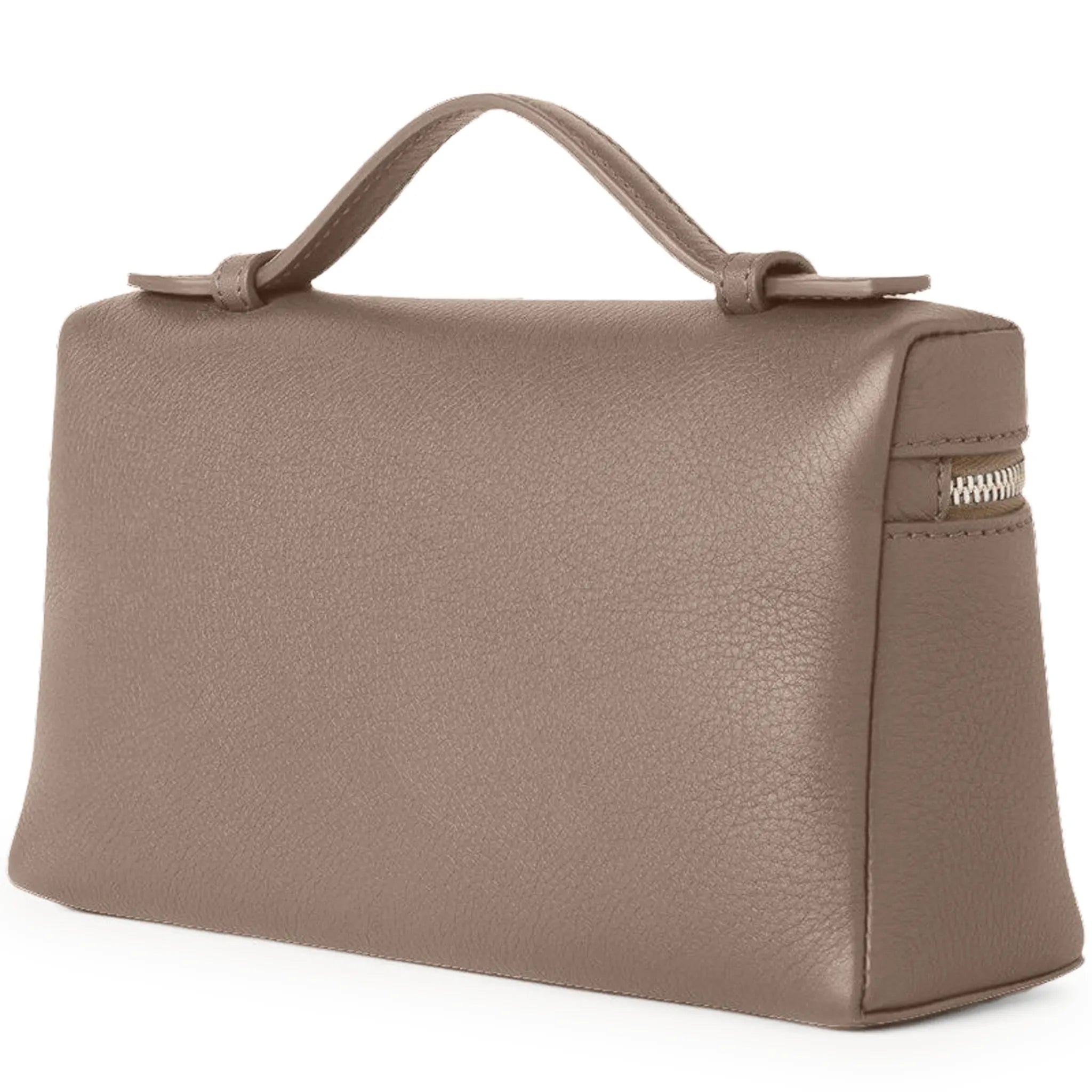 Loro Piana Extra Pocket L19 Warm Mastic Antique Silver Shoulder Bag