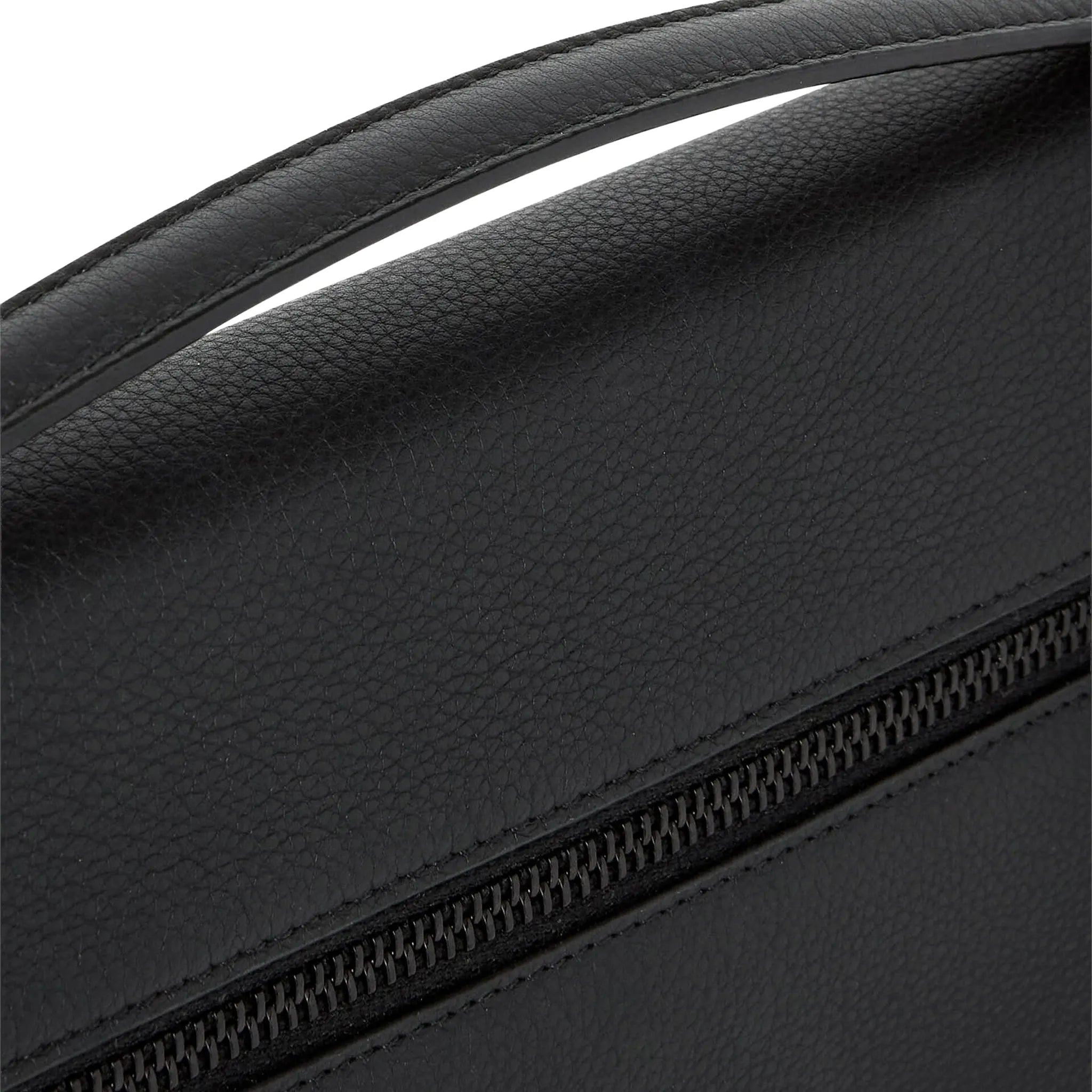 Detailed View of Loro Piana Extra Pouch L29 Calfskin Black Matt FAN9085_804N
