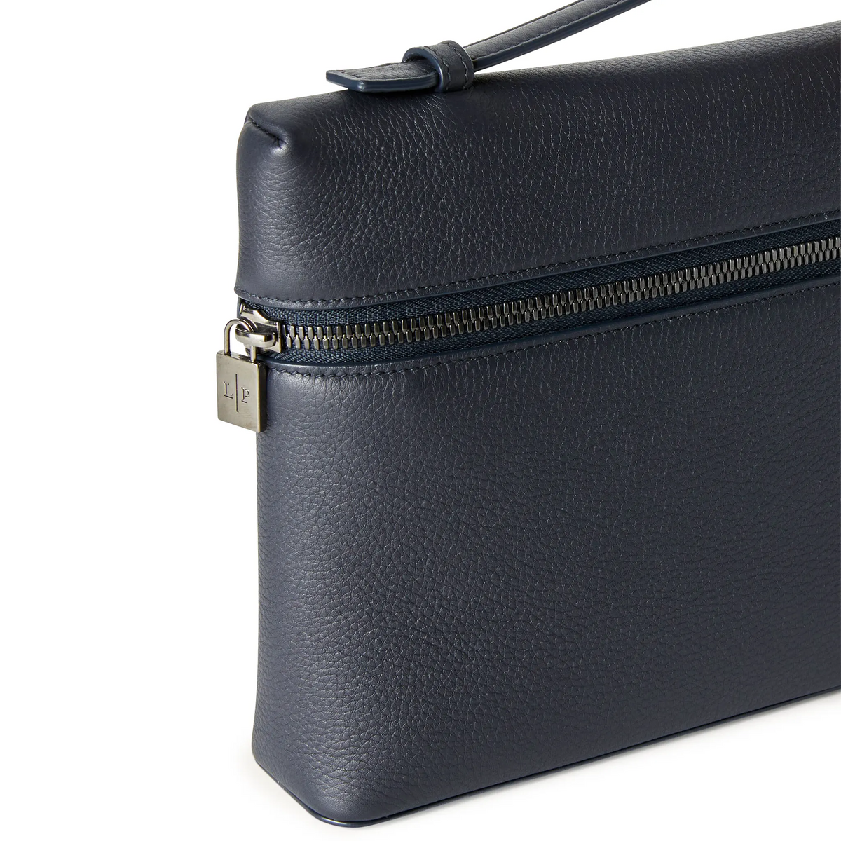 Loro Piana Extra Pouch L29 Calfskin Navy Onyx | FAN9085_W1BI