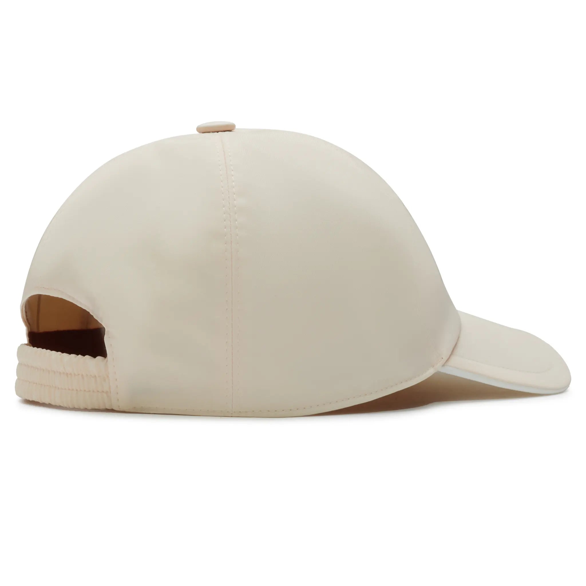 Back Side View of Loro Piana Microfibre Storm System Baby Pink Baseball Cap
