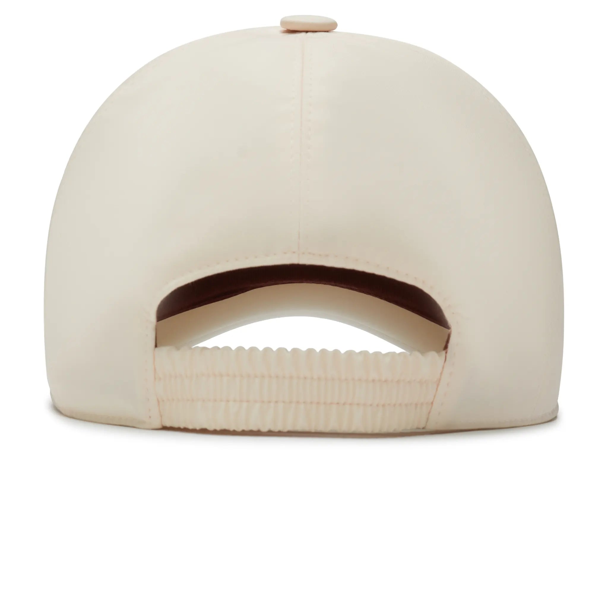 Back View of Loro Piana Microfibre Storm System Baby Pink Baseball Cap