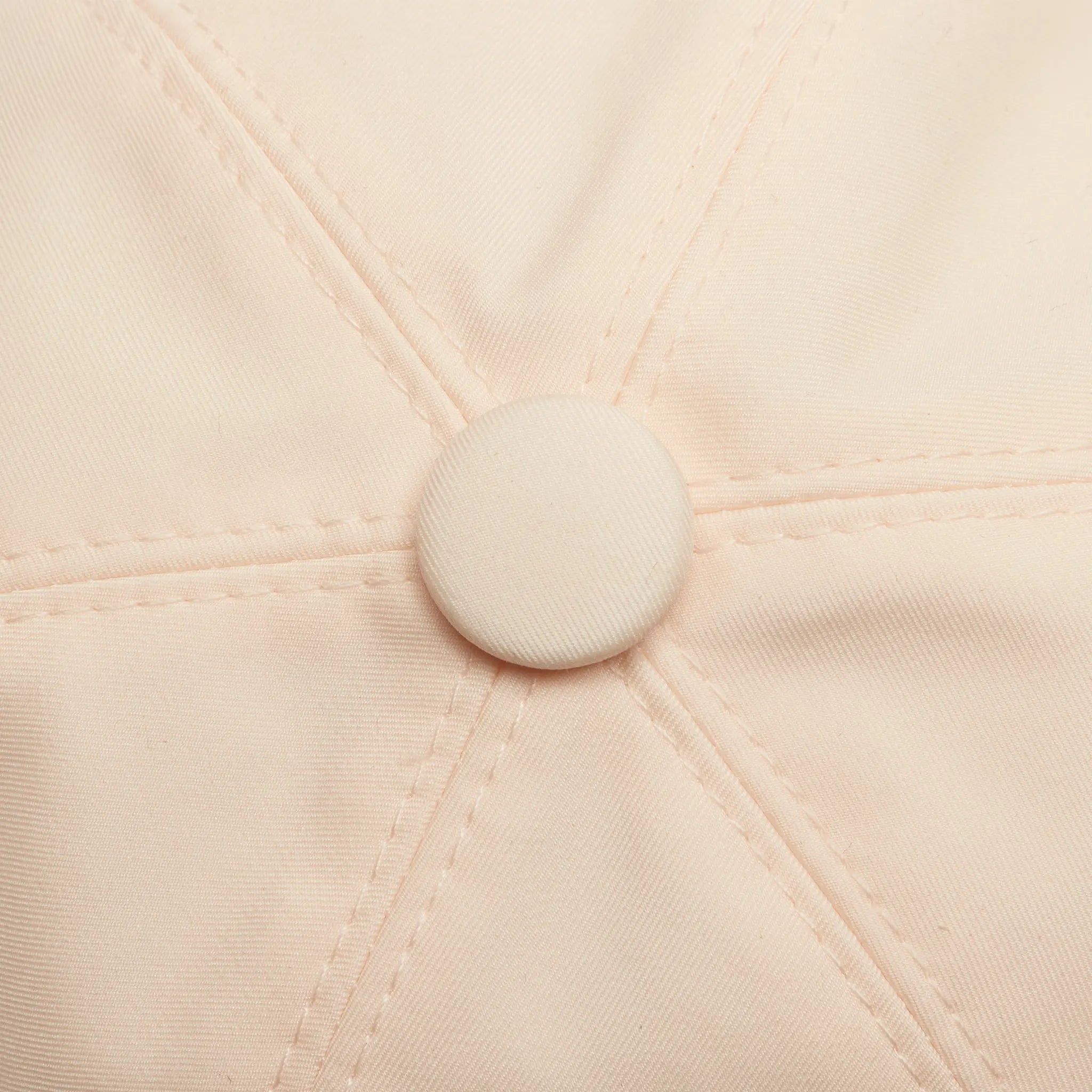 Detailed View of Loro Piana Microfibre Storm System Baby Pink Baseball Cap