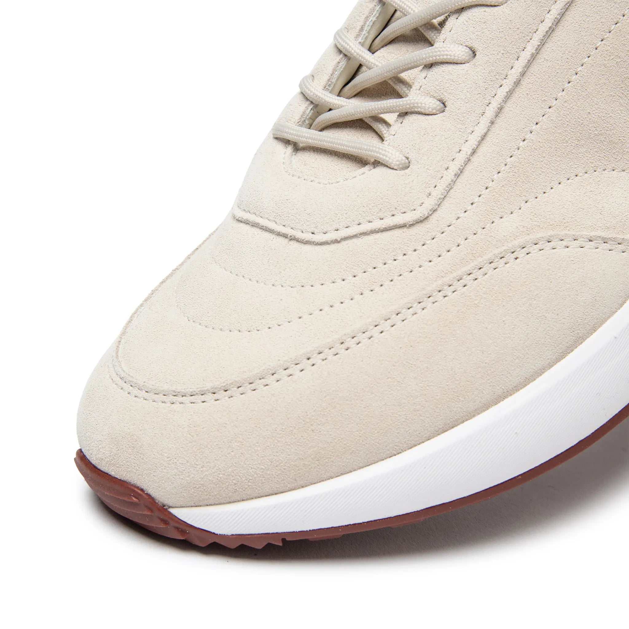Detailed View of Loro Piana Week End Walk White Oak Sneaker FSM0216_A0V4