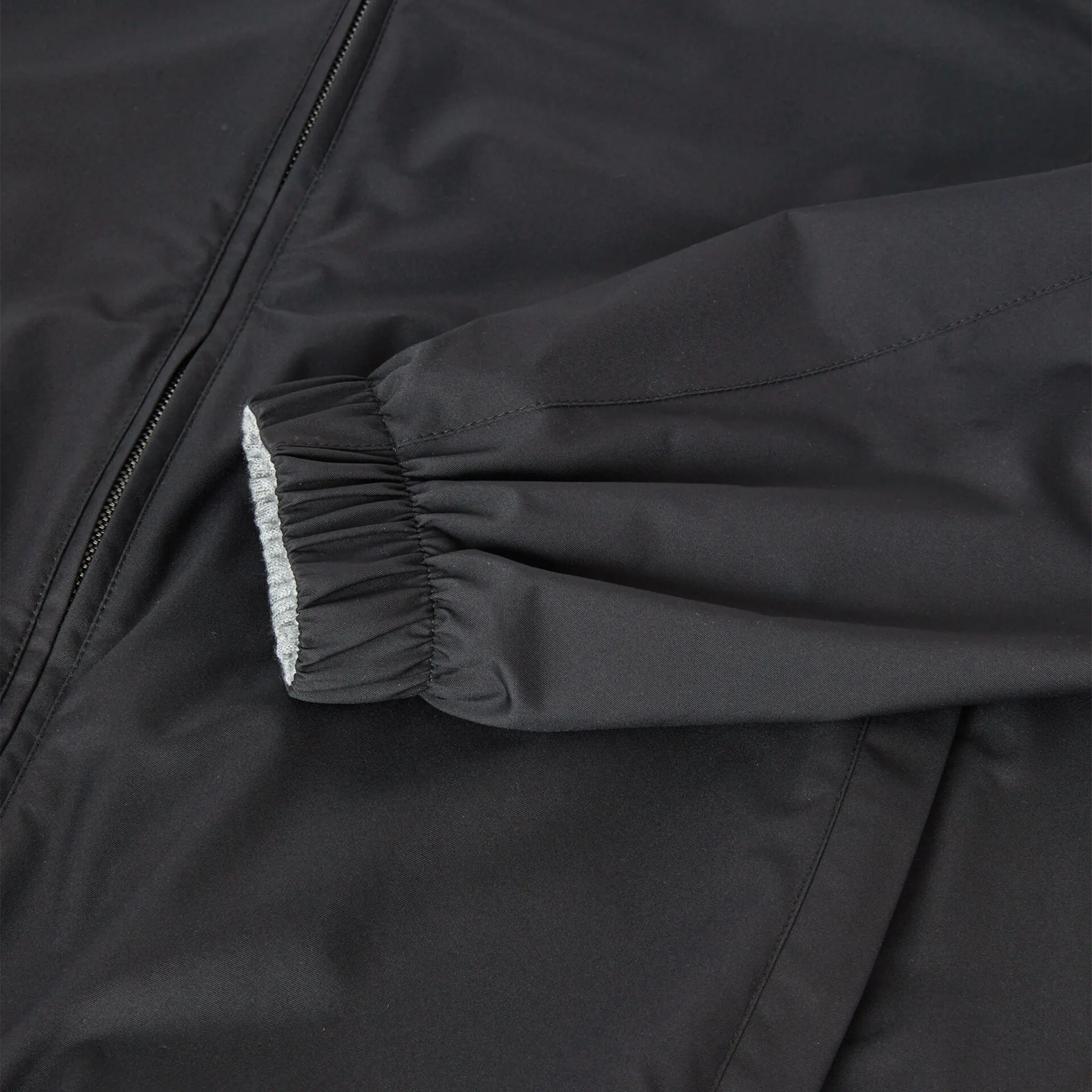 Loro Piana Windmate Storm System Onyx Flannel Melange Bomber Jacket