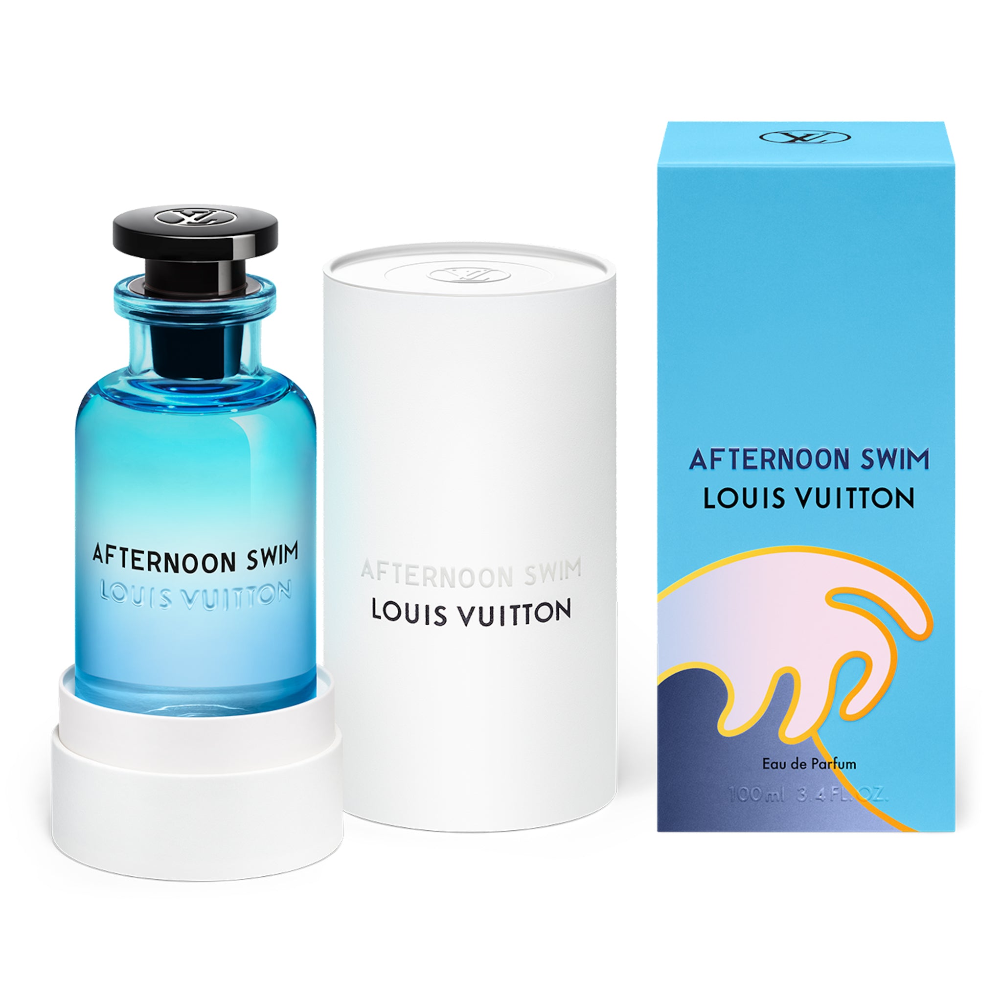 Front packaging view of Louis Vuitton Afternoon Swim Parfum 100ml NVPROD3630151V