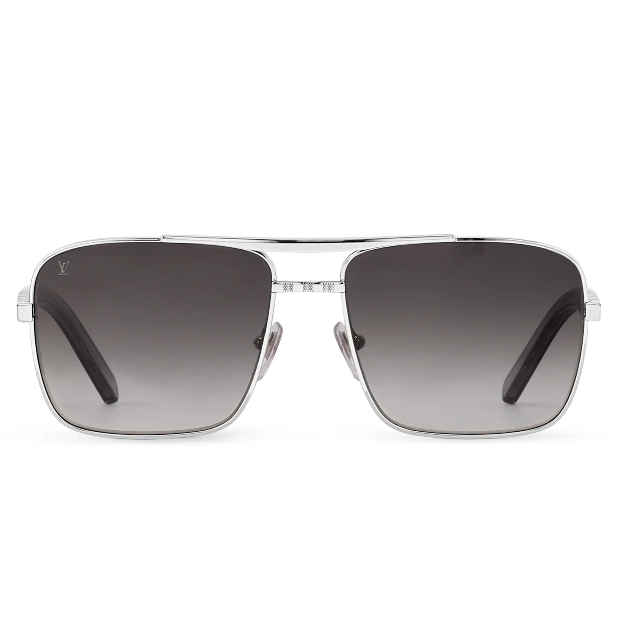 Front View of Louis Vuitton Attitude Silver Sunglasses